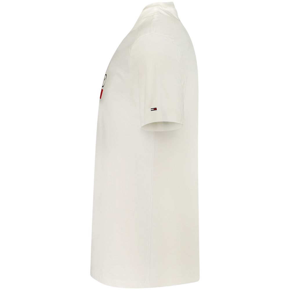 Tommy Hilfiger White Cotton Men's Men's T-Shirt