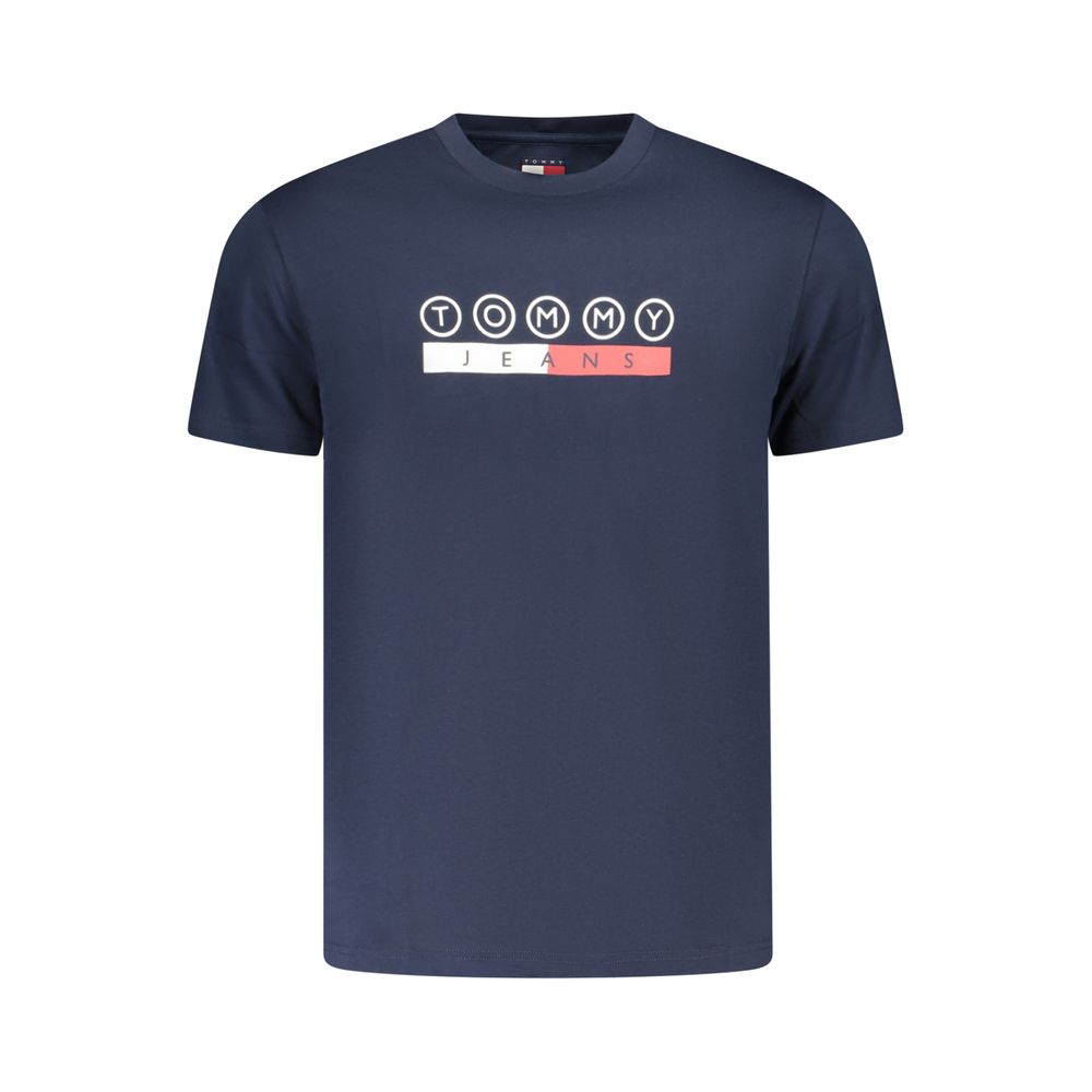 Tommy Hilfiger Blue Cotton Men's T-Shirt