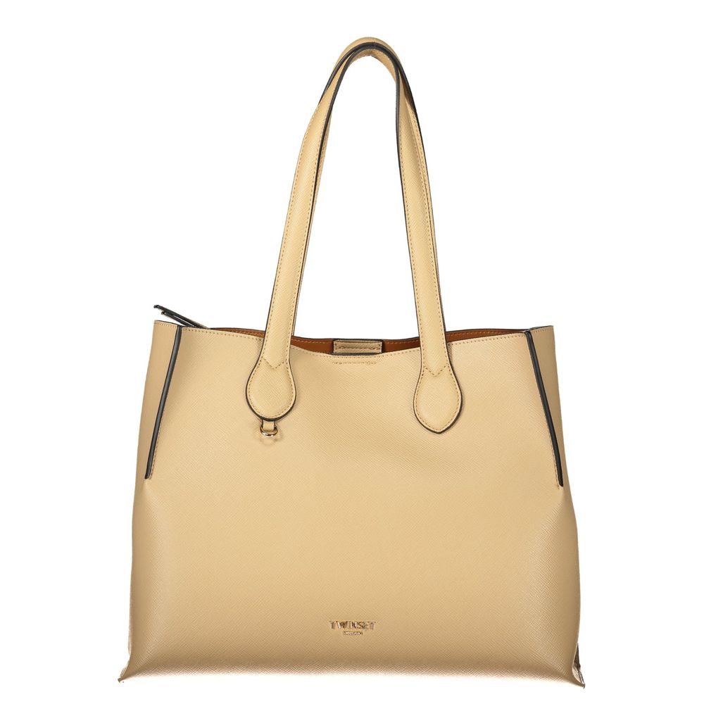 Twinset Beige Polyethylene Women's Handbag