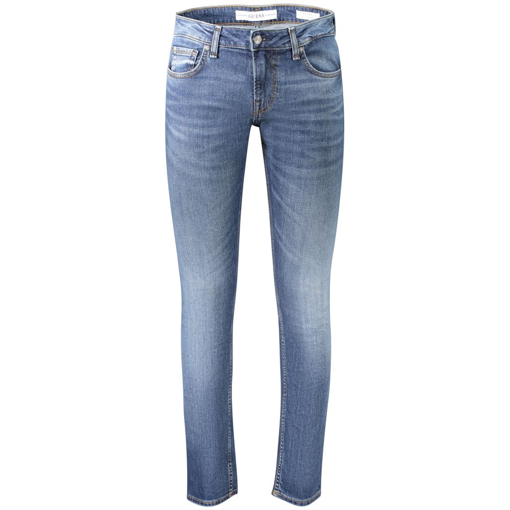 Guess Jeans Blue Cotton Skinny Men's Jeans