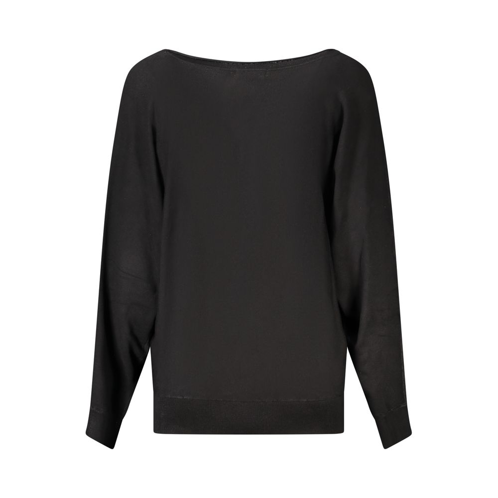 Guess Jeans Black Viscose Women's Sweatshirt