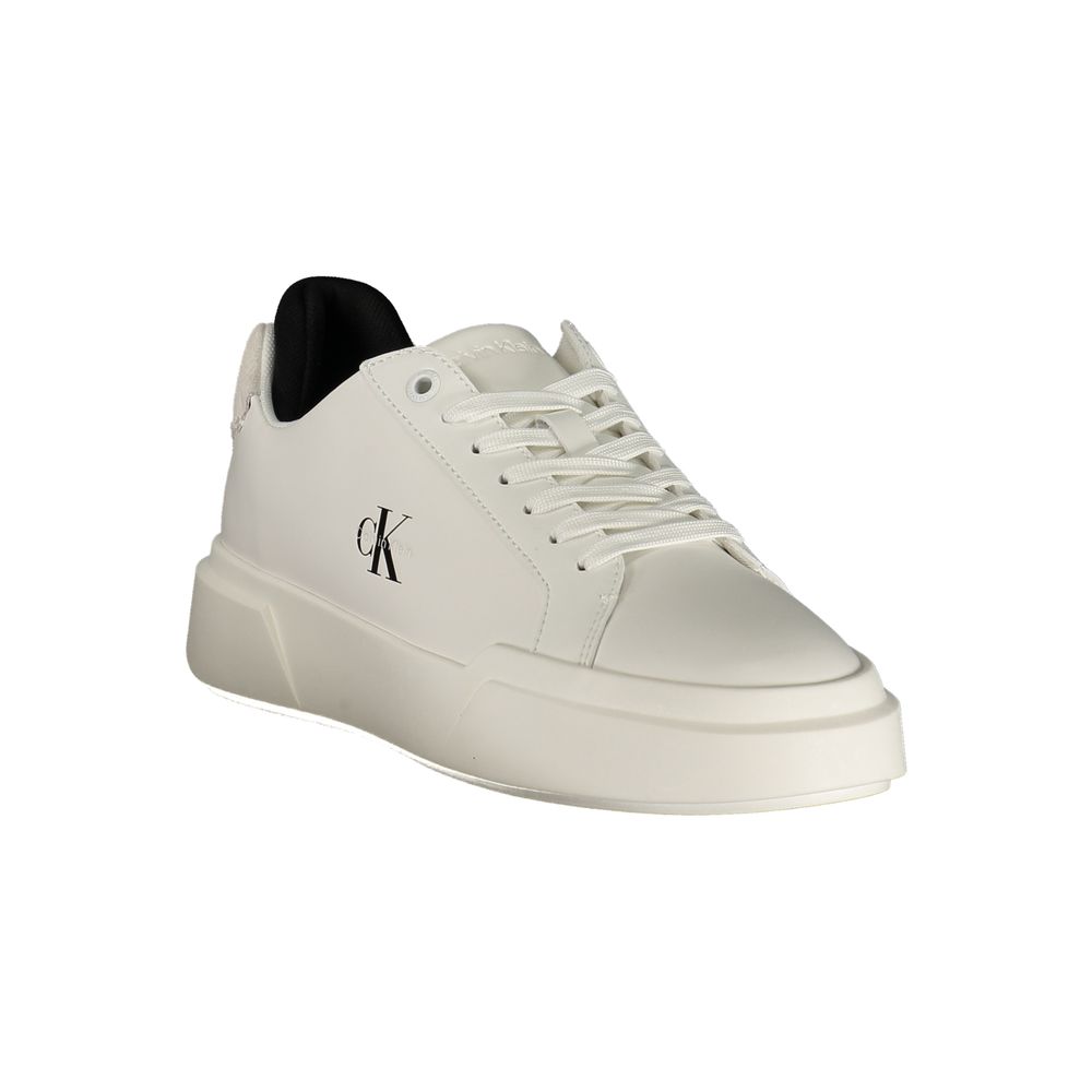 Calvin Klein White Polyester Athletic Women's Sneakers