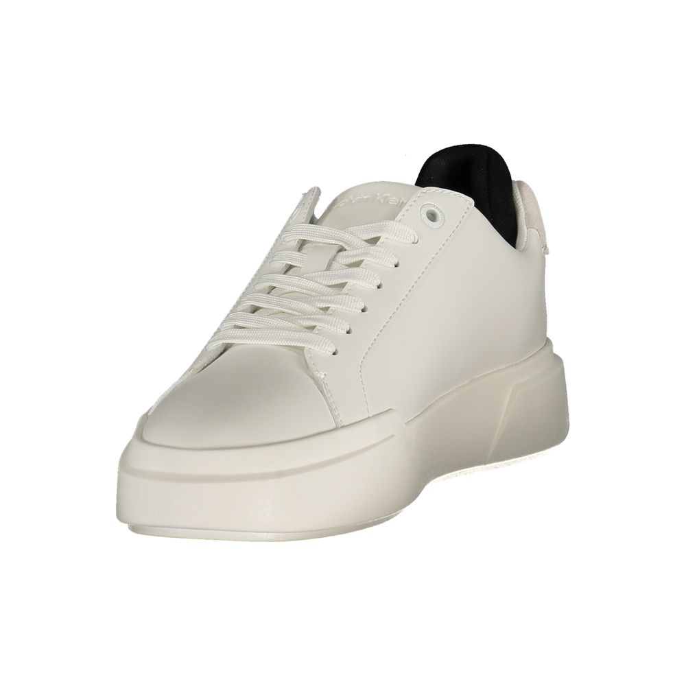 Calvin Klein White Polyester Athletic Women's Sneakers