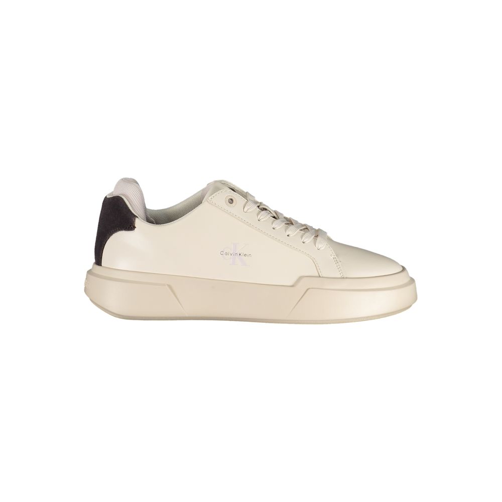 Calvin Klein White Polyester Athletic Women's Sneakers