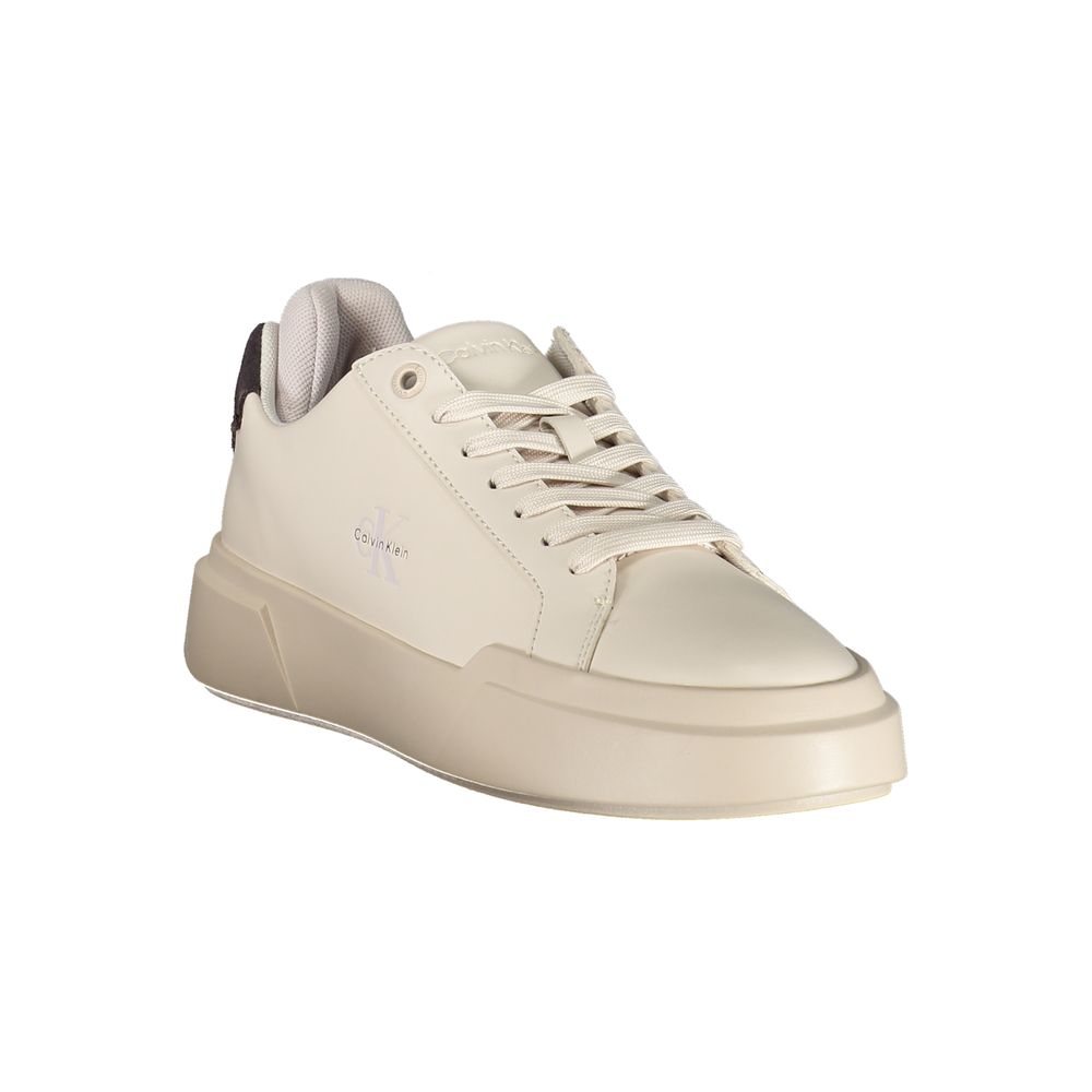 Calvin Klein White Polyester Athletic Women's Sneakers