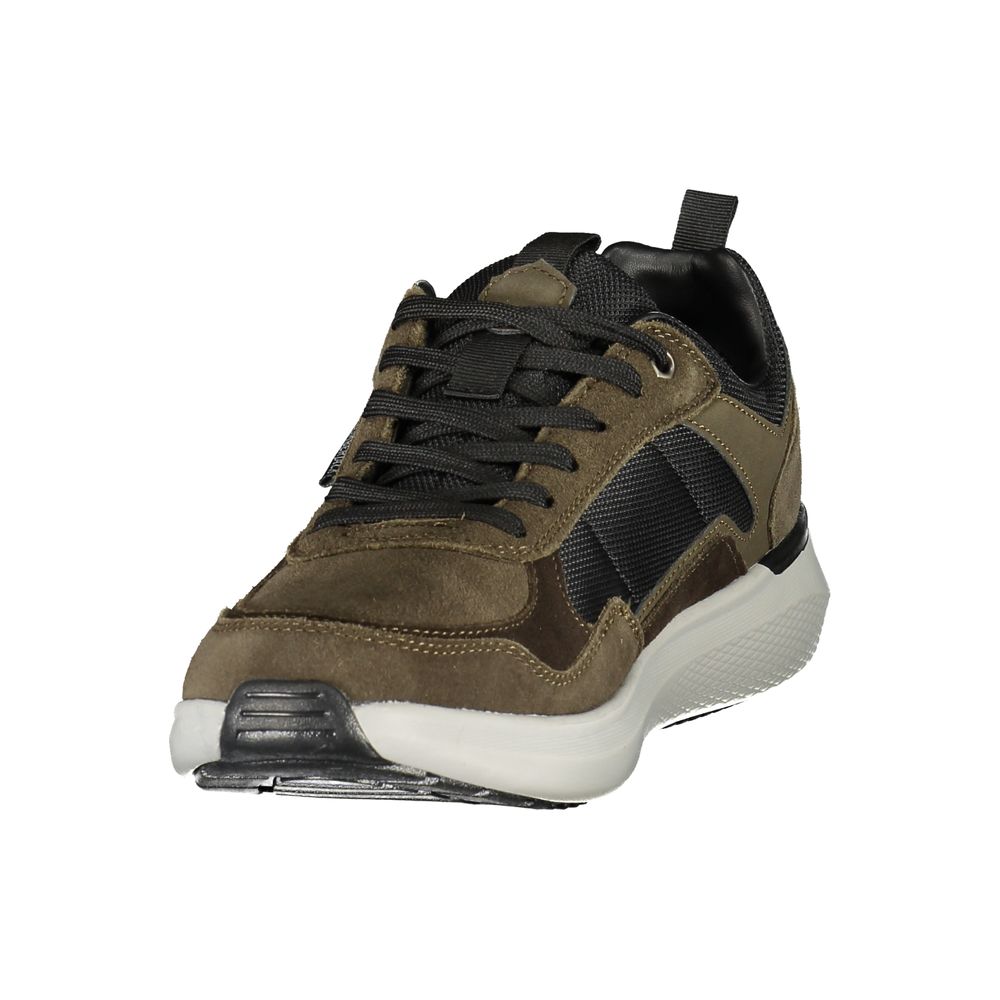 Lumberjack Green Polyester Athletic Men's Sneakers