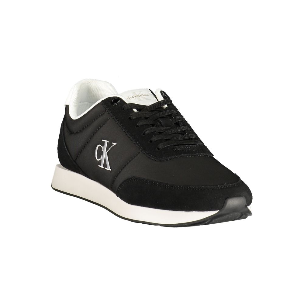 Calvin Klein Black Polyester Athletic Men's Sneakers