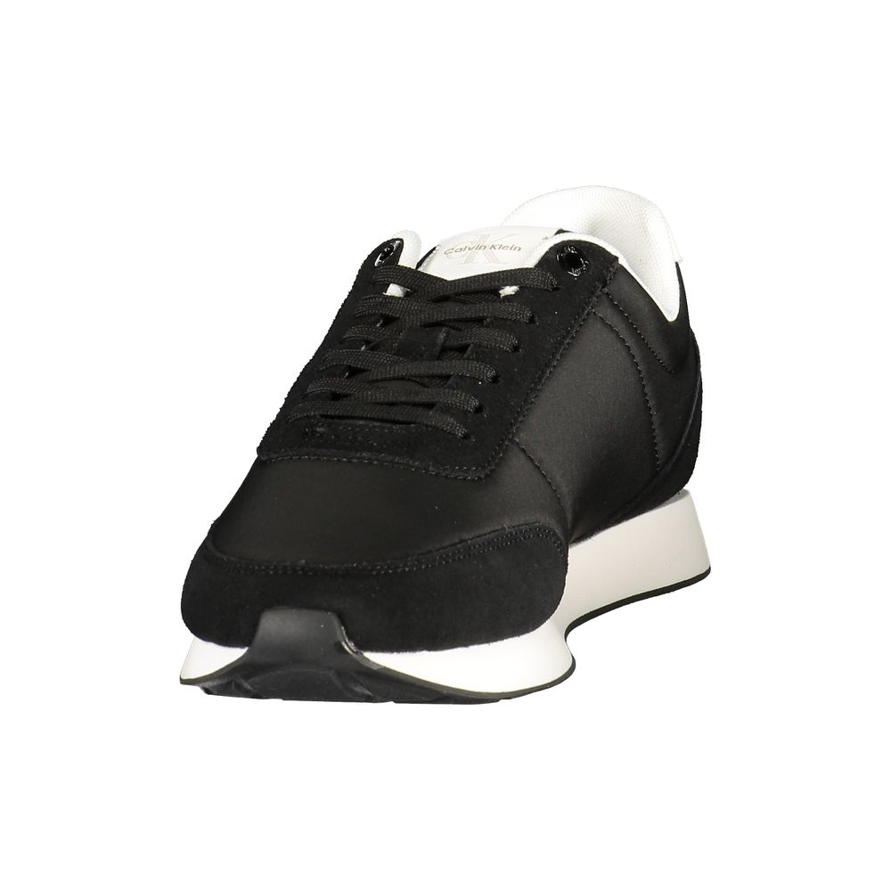 Calvin Klein Black Polyester Athletic Men's Sneakers
