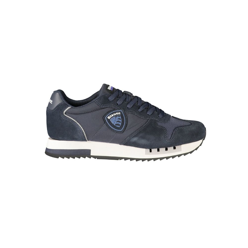 Blauer Blue Polyester Athletic Men's Sneakers