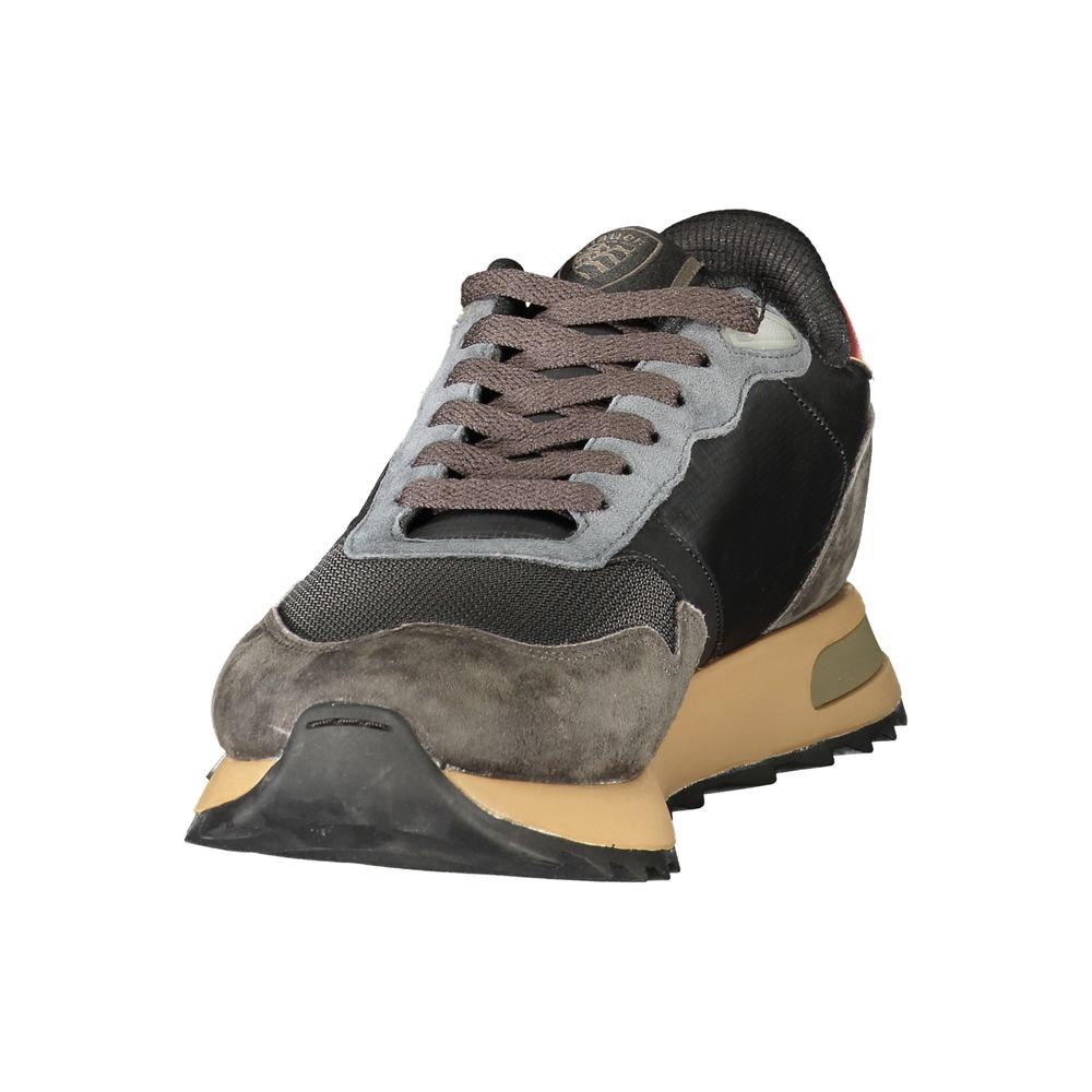 Blauer Black Polyester Athletic Men's Sneakers