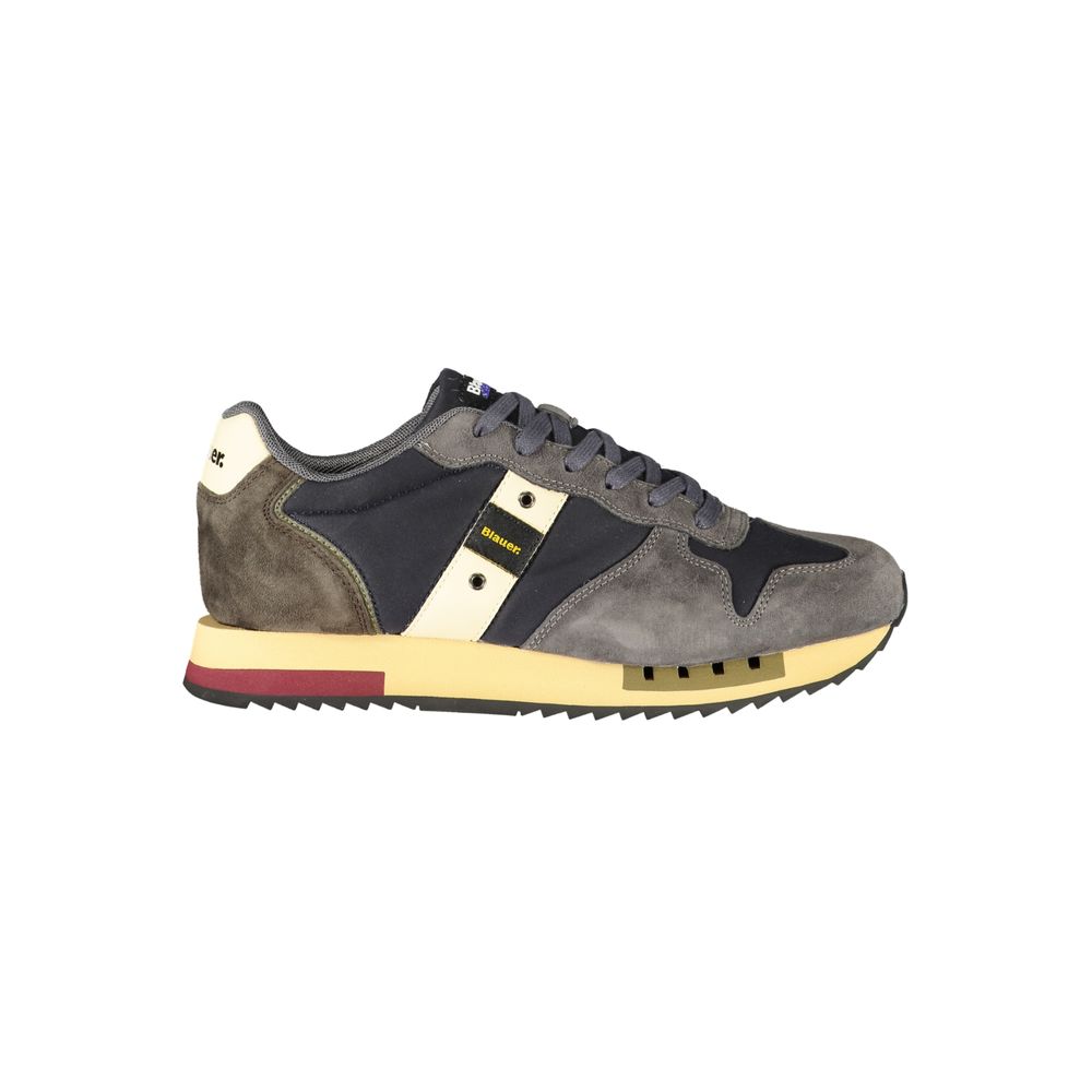 Blauer Blue Polyester Athletic Men's Sneakers