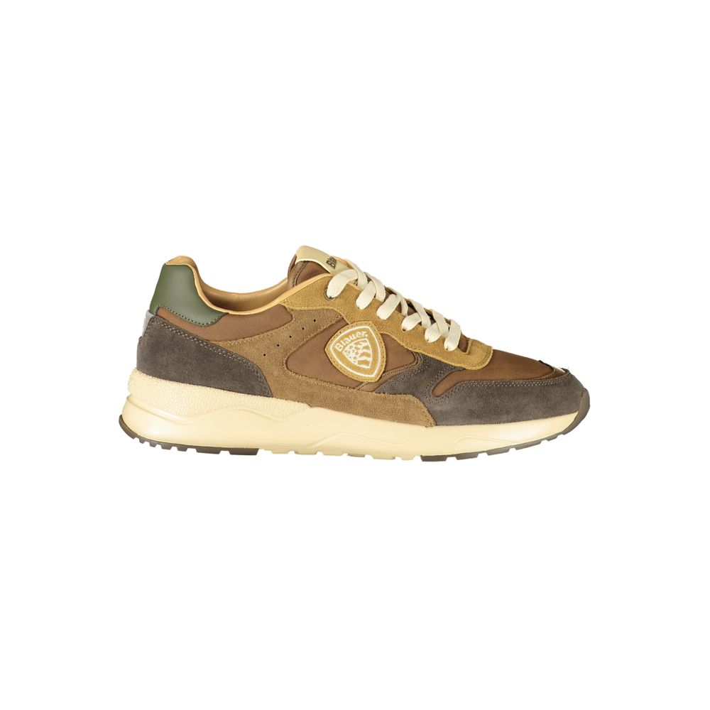 Blauer Brown Polyester Athletic Men's Sneakers