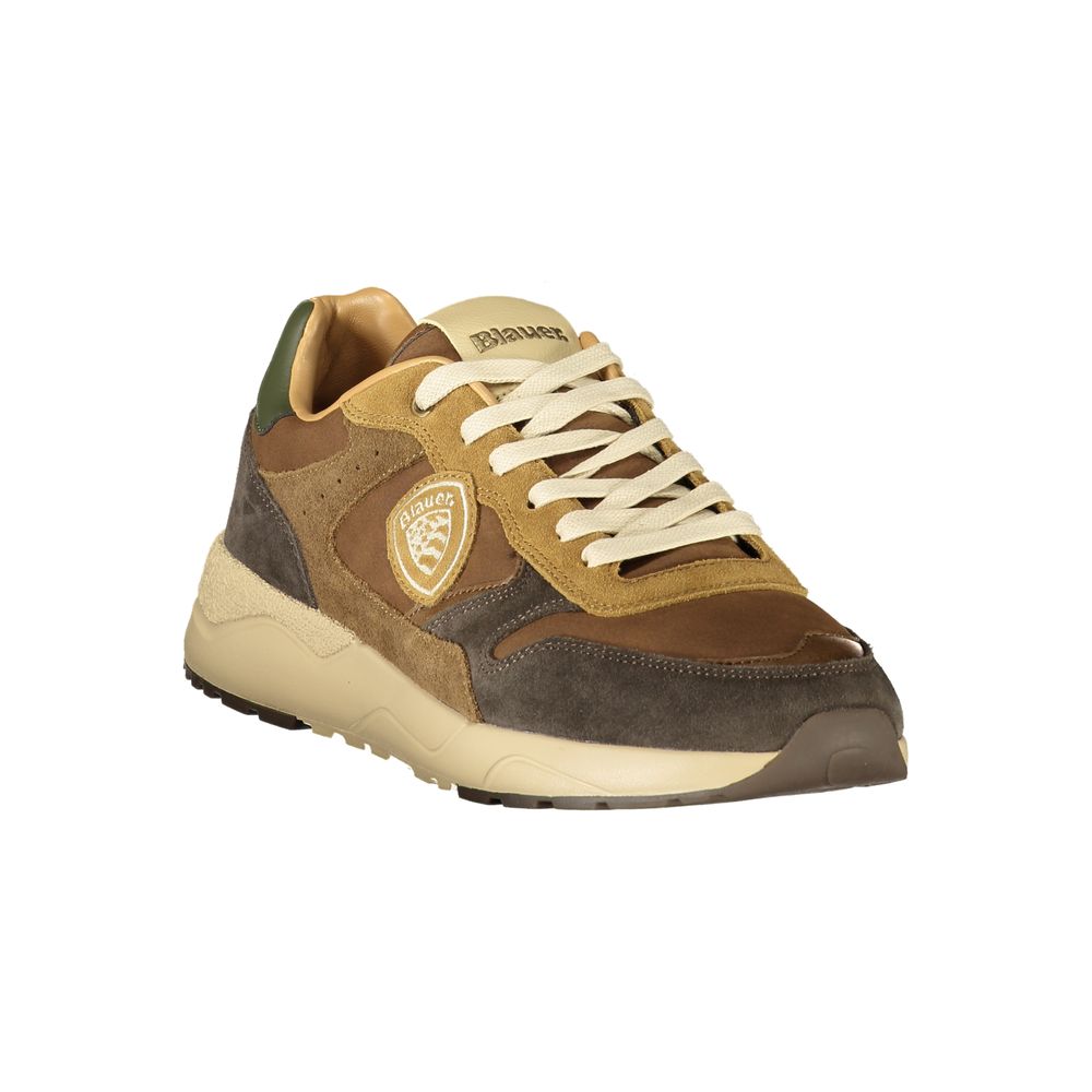 Blauer Brown Polyester Athletic Men's Sneakers