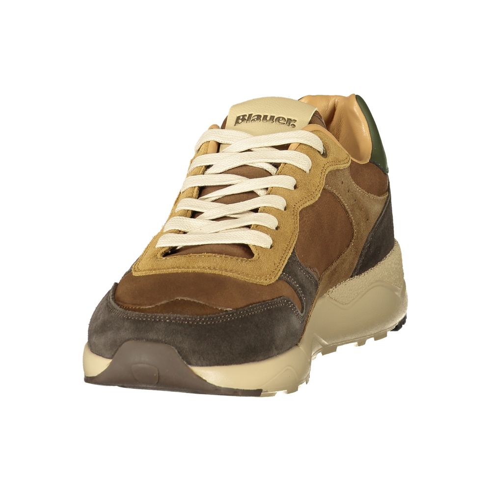 Blauer Brown Polyester Athletic Men's Sneakers