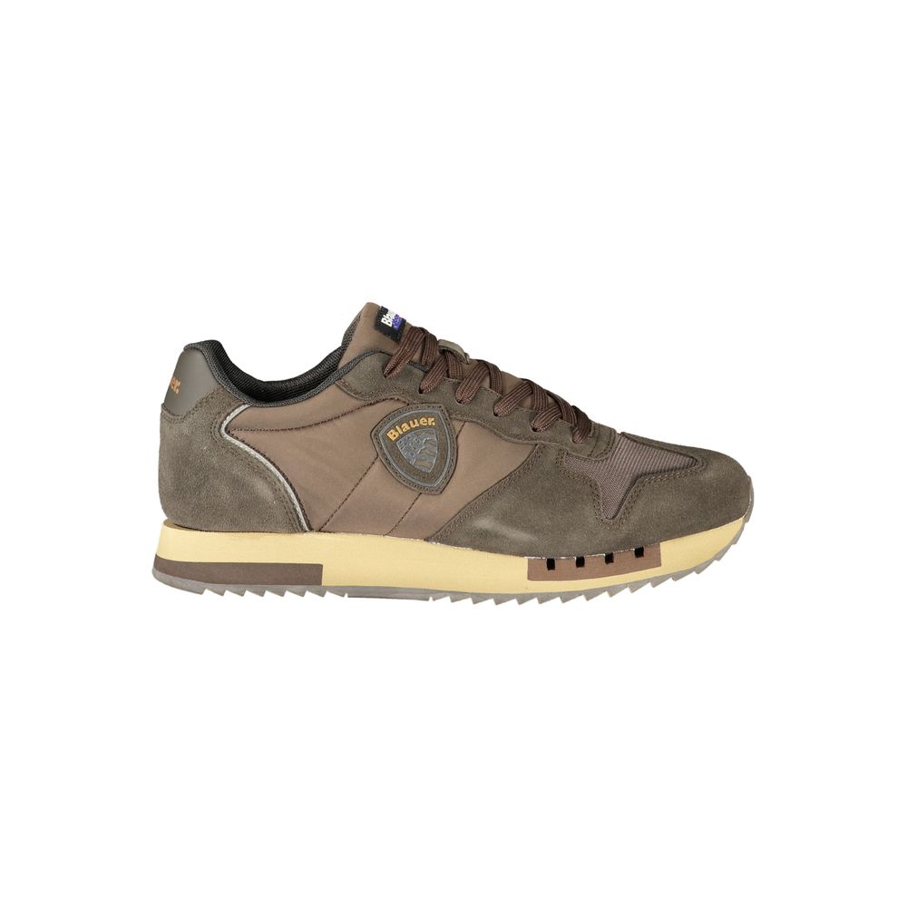 Blauer Brown Polyester Athletic Men's Sneakers