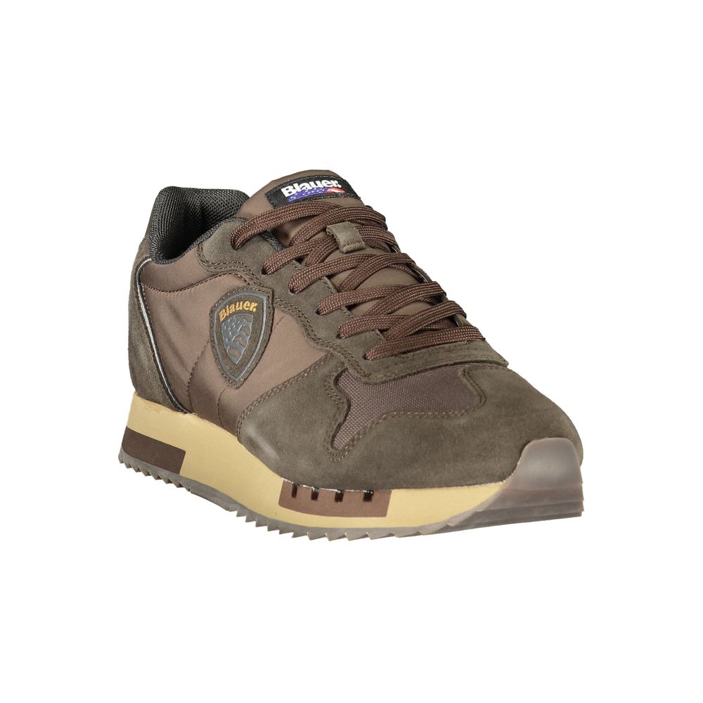 Blauer Brown Polyester Athletic Men's Sneakers