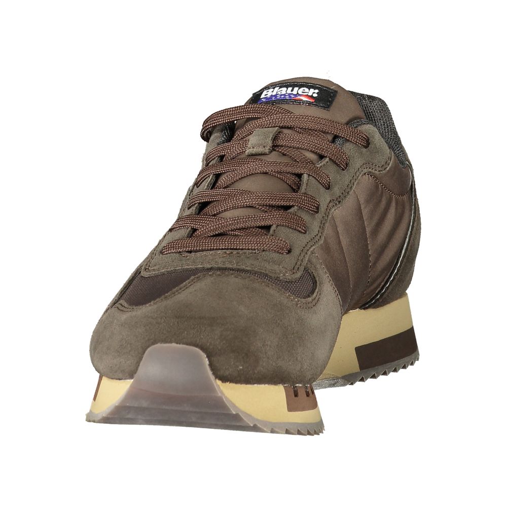Blauer Brown Polyester Athletic Men's Sneakers