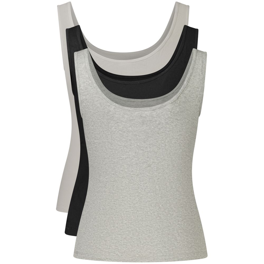 Calvin Klein Black Cotton Tank Women's Tops