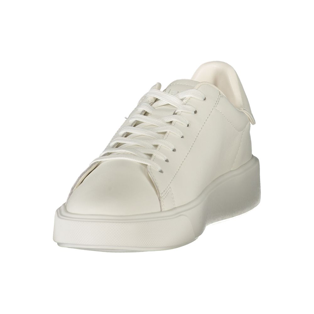 Blauer White Polyester Athletic Men's Sneakers