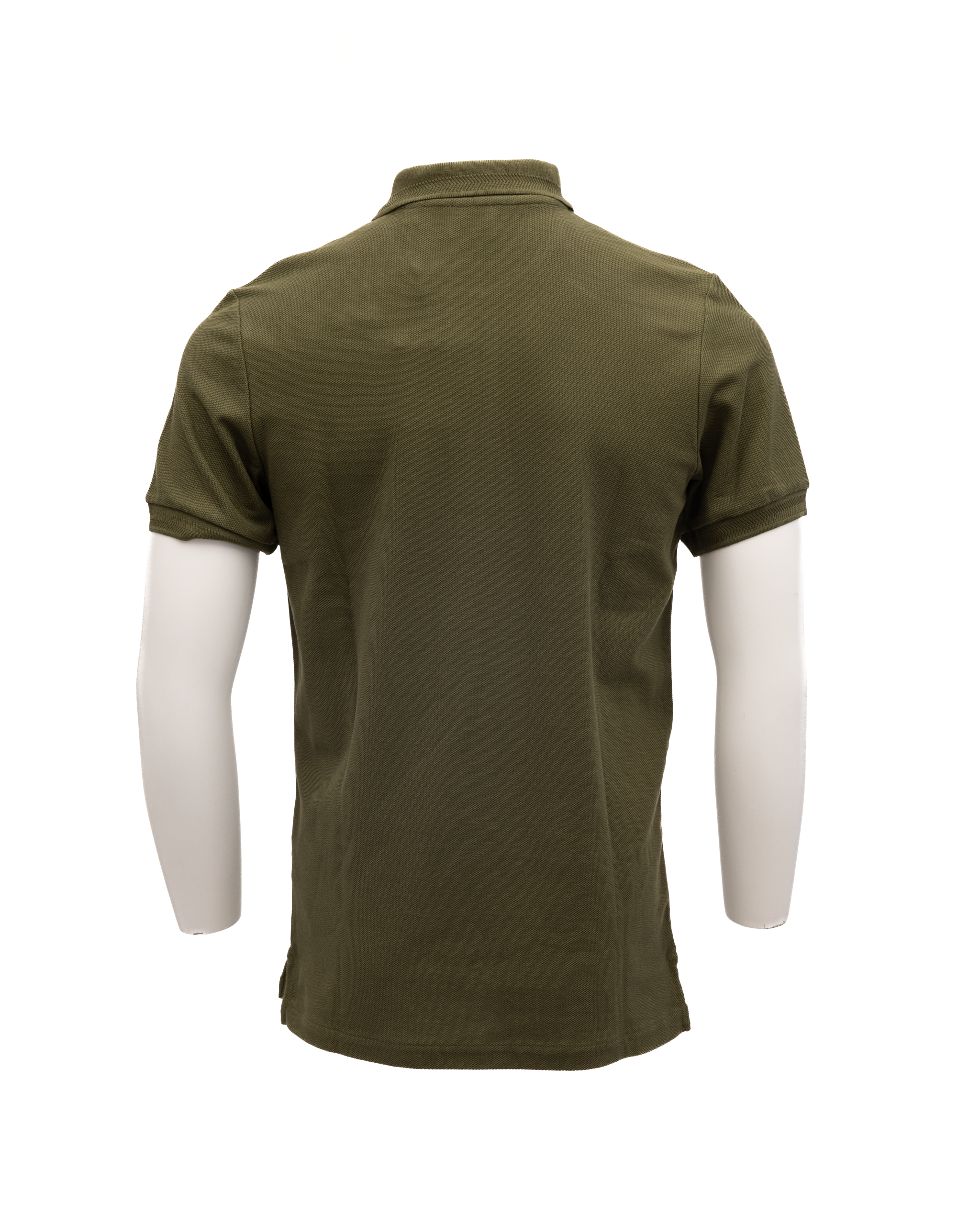 Burberry Olive Cotton Polo Men's Shirt