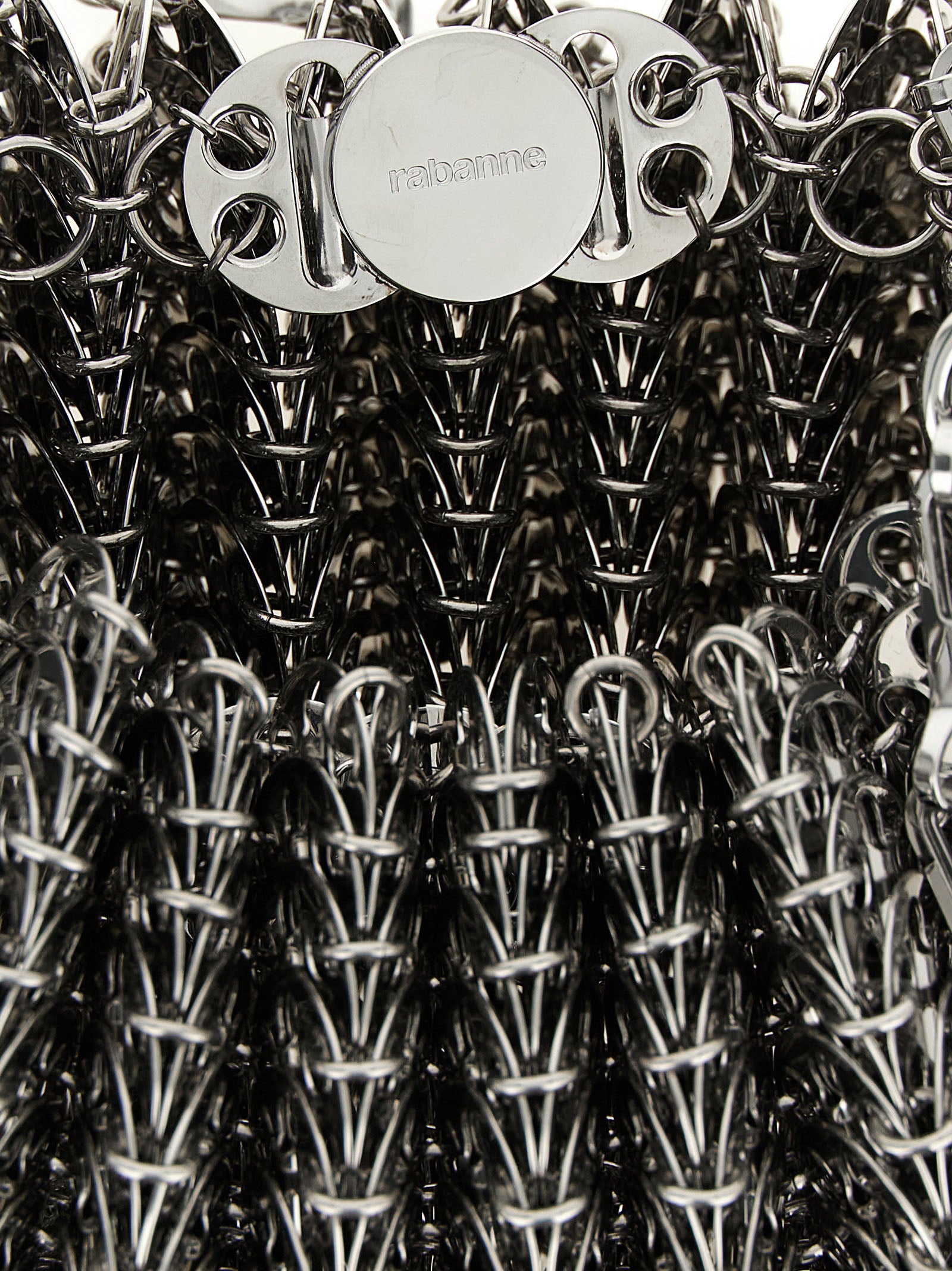 Paco Rabanne Silver Stainless Steel Shoulder Women's Bag
