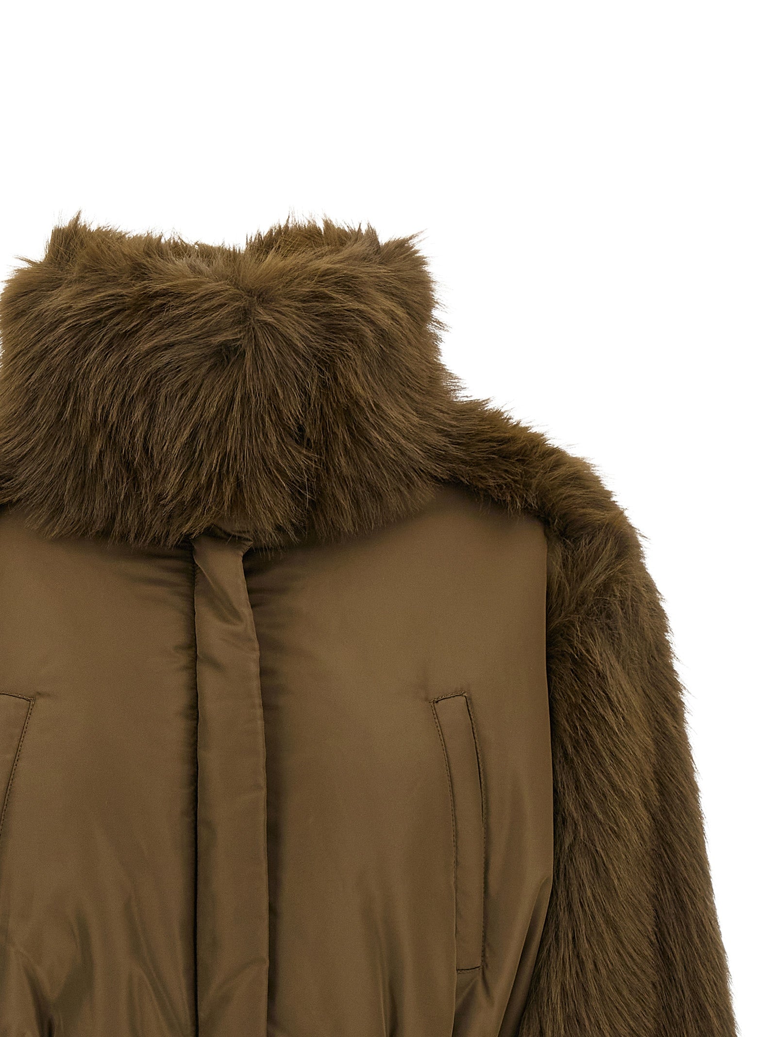 Fabiana Filippi Bicolor Virgin Wool Women's Bomber