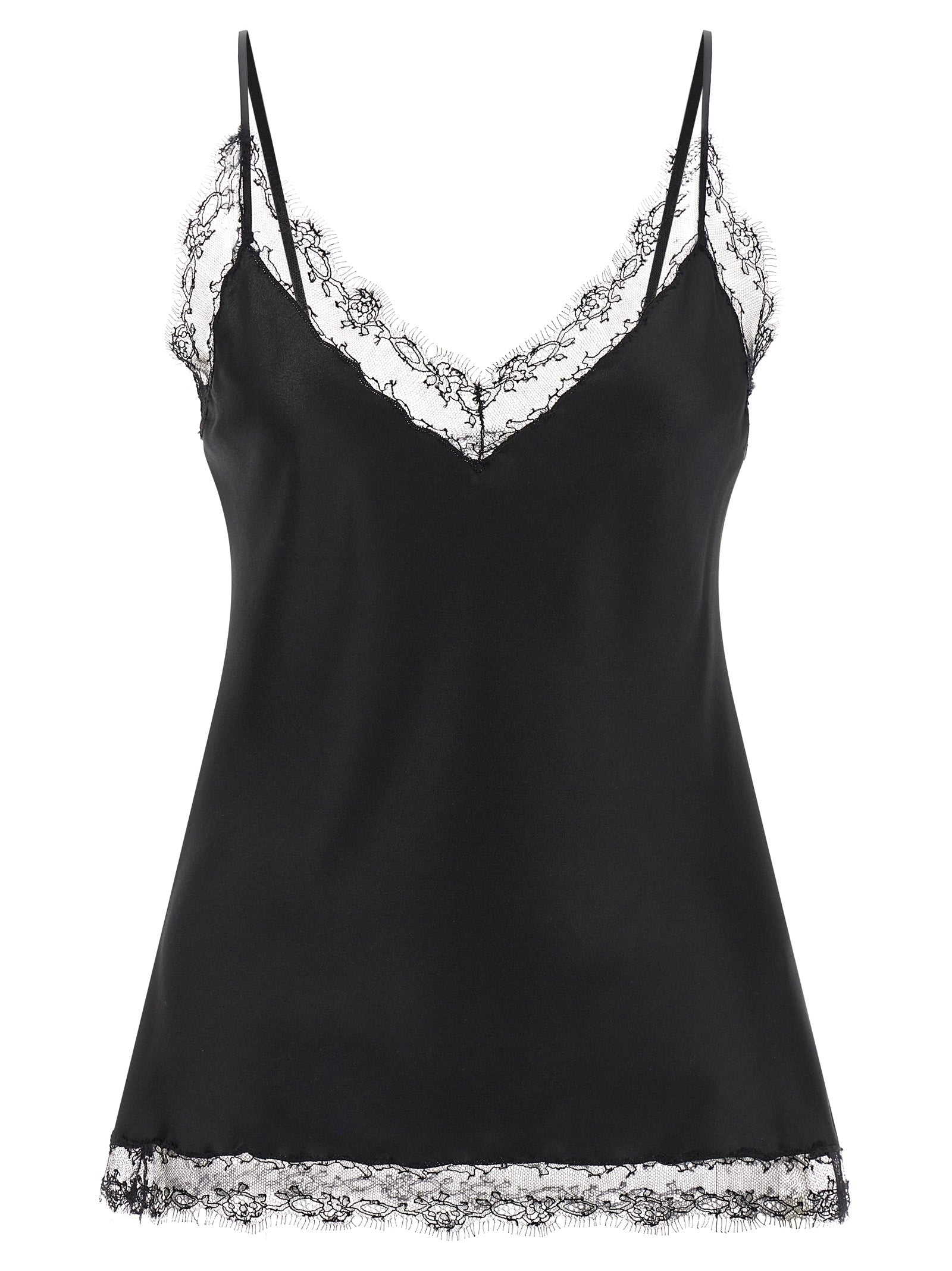 Ermanno Scervino Black Silk Women's Lingerie