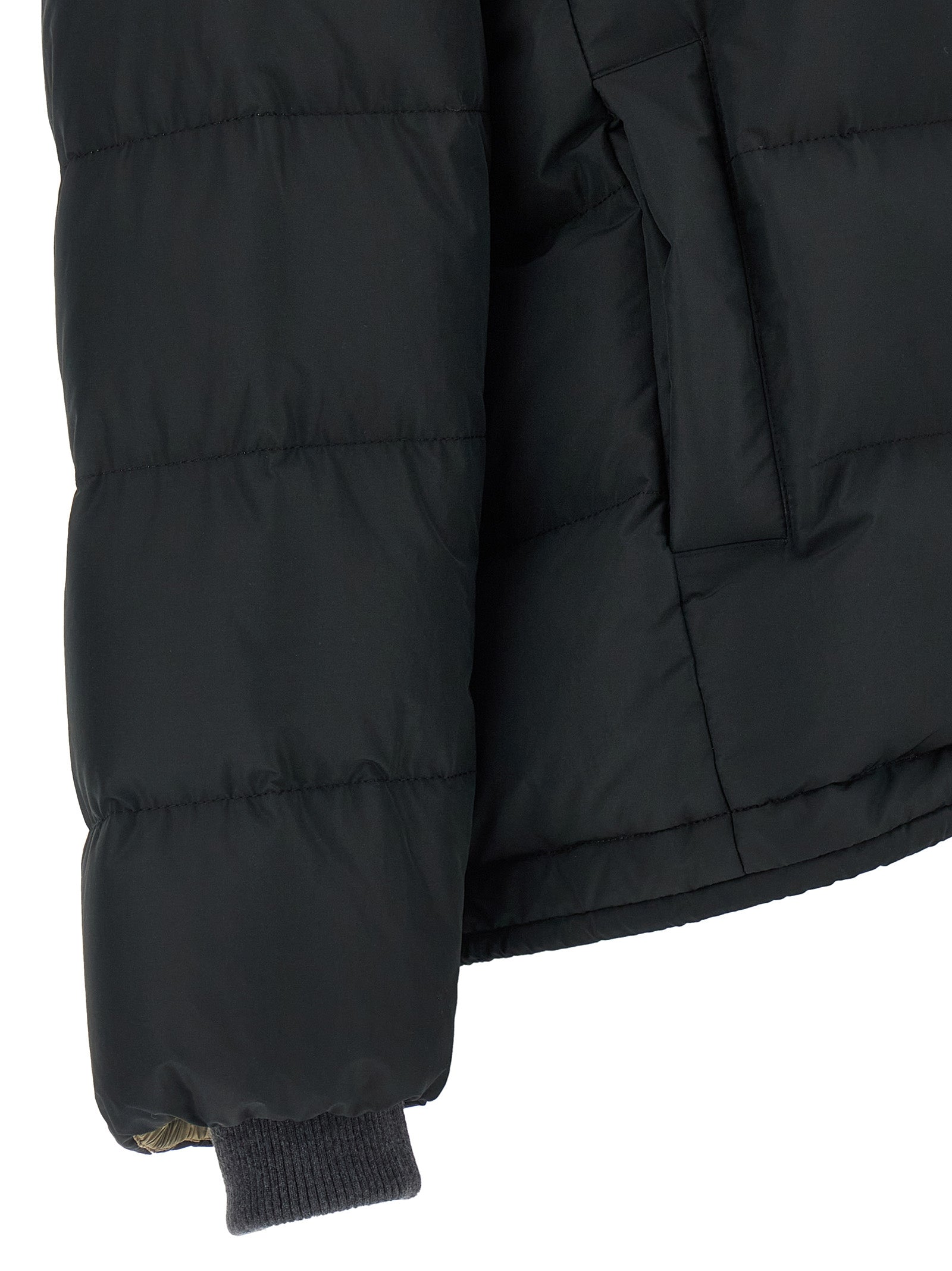 Brunello Cucinelli Black Cotton Full-Length Women's Jacket