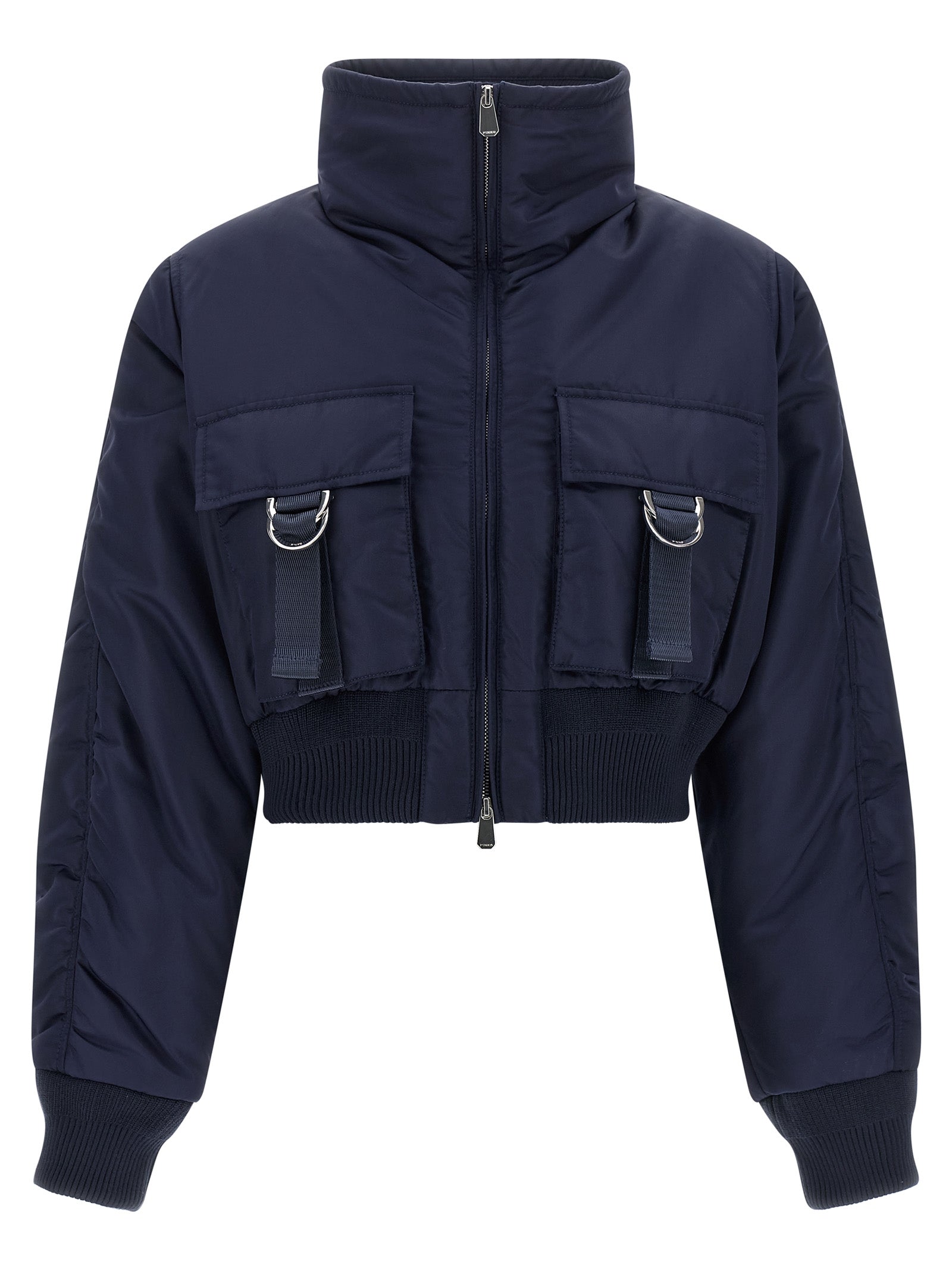 PINKO Blue Polyamide Women's Bomber