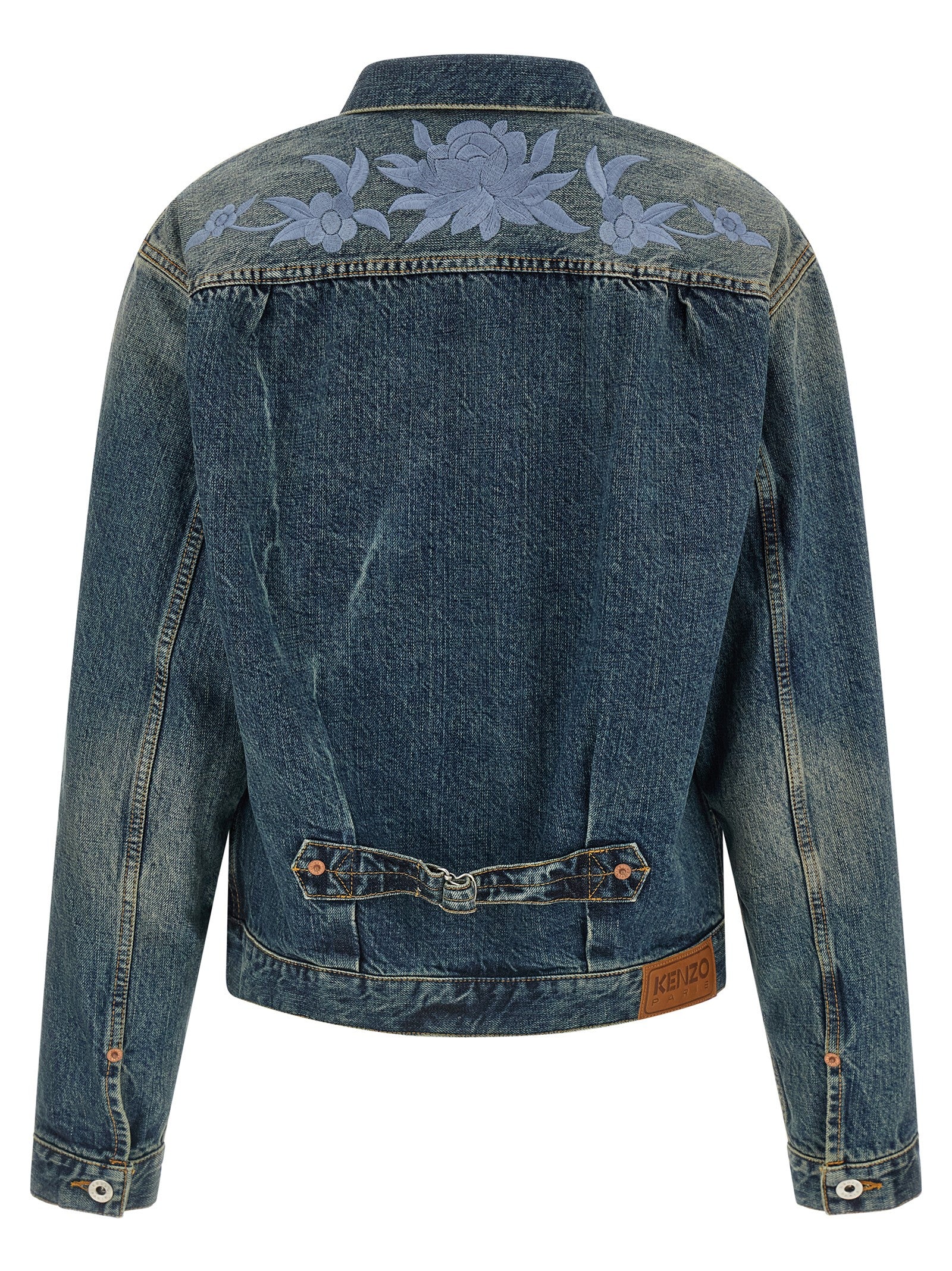 Kenzo Blue Cotton Denim Men's Jacket