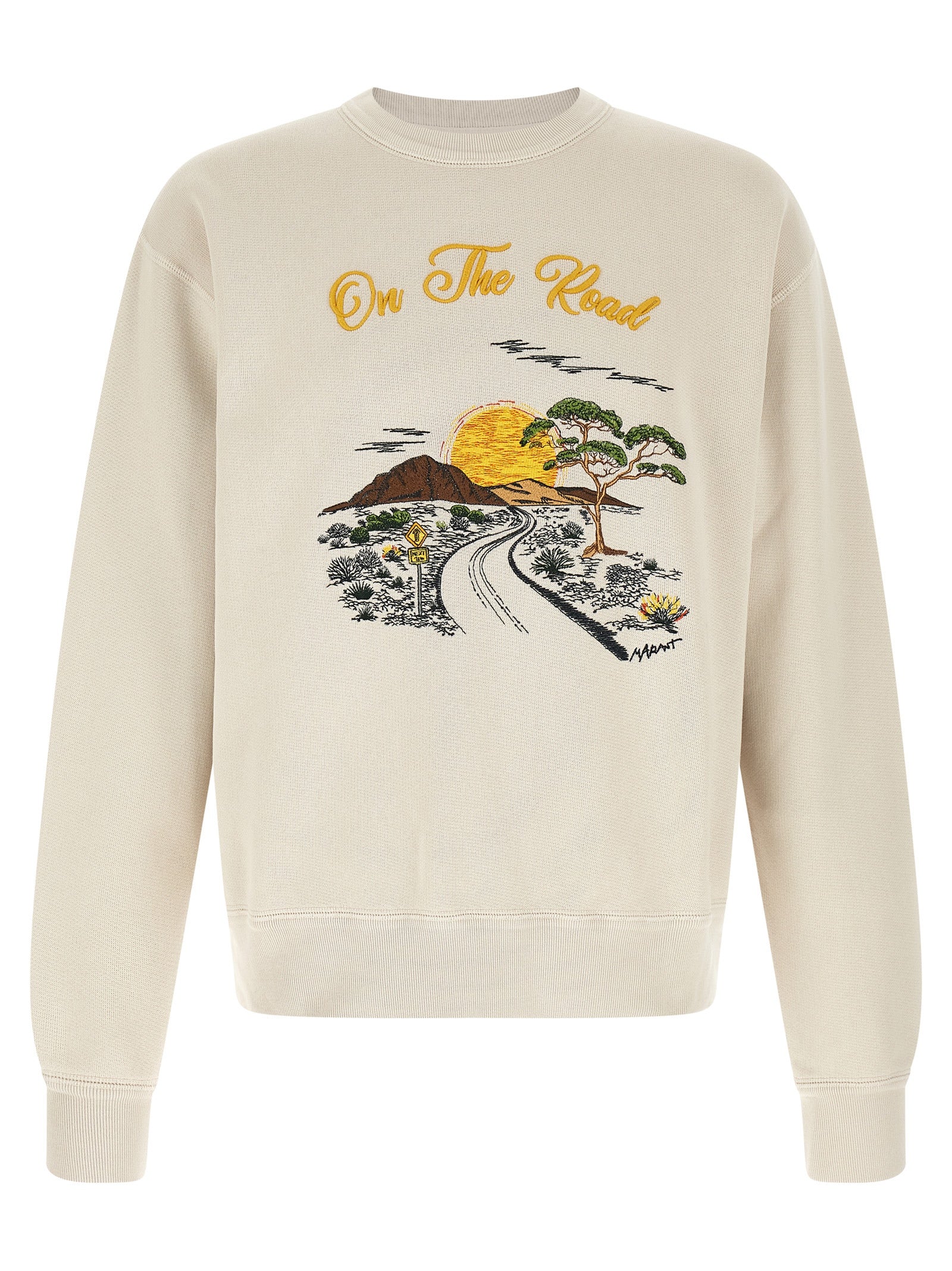 Isabel Marant White Cotton Men's Sweatshirt