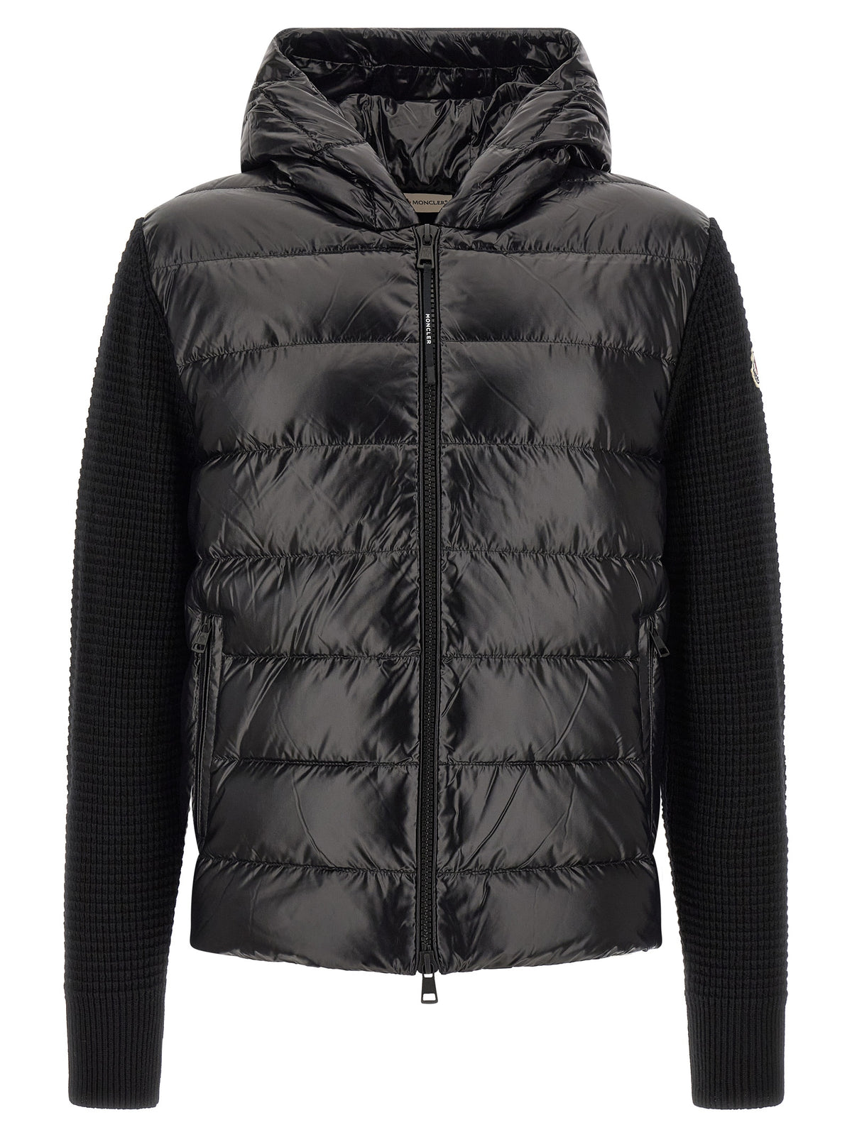 Moncler Black Polyamide Men's Cardigan