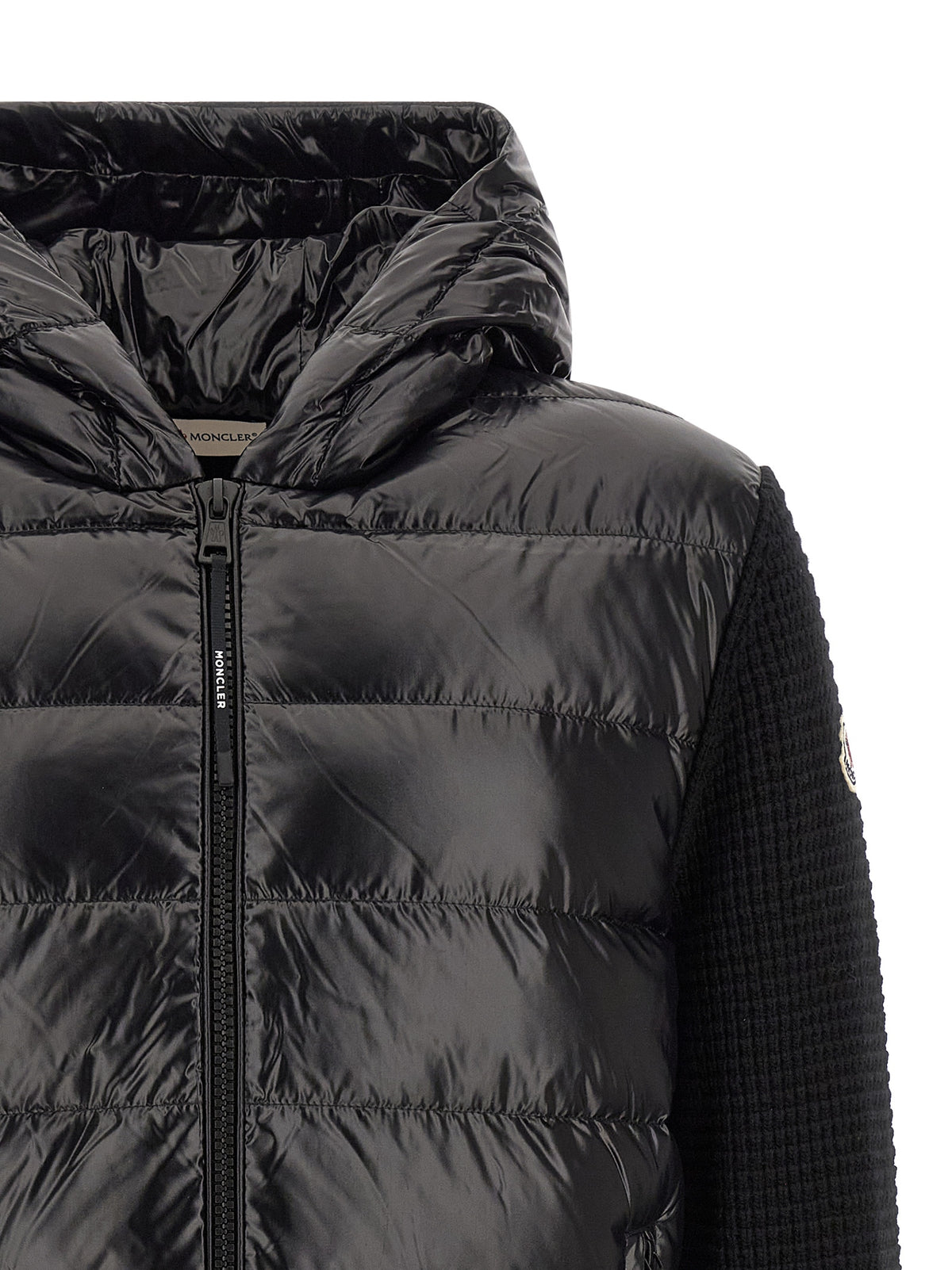 Moncler Black Polyamide Men's Cardigan
