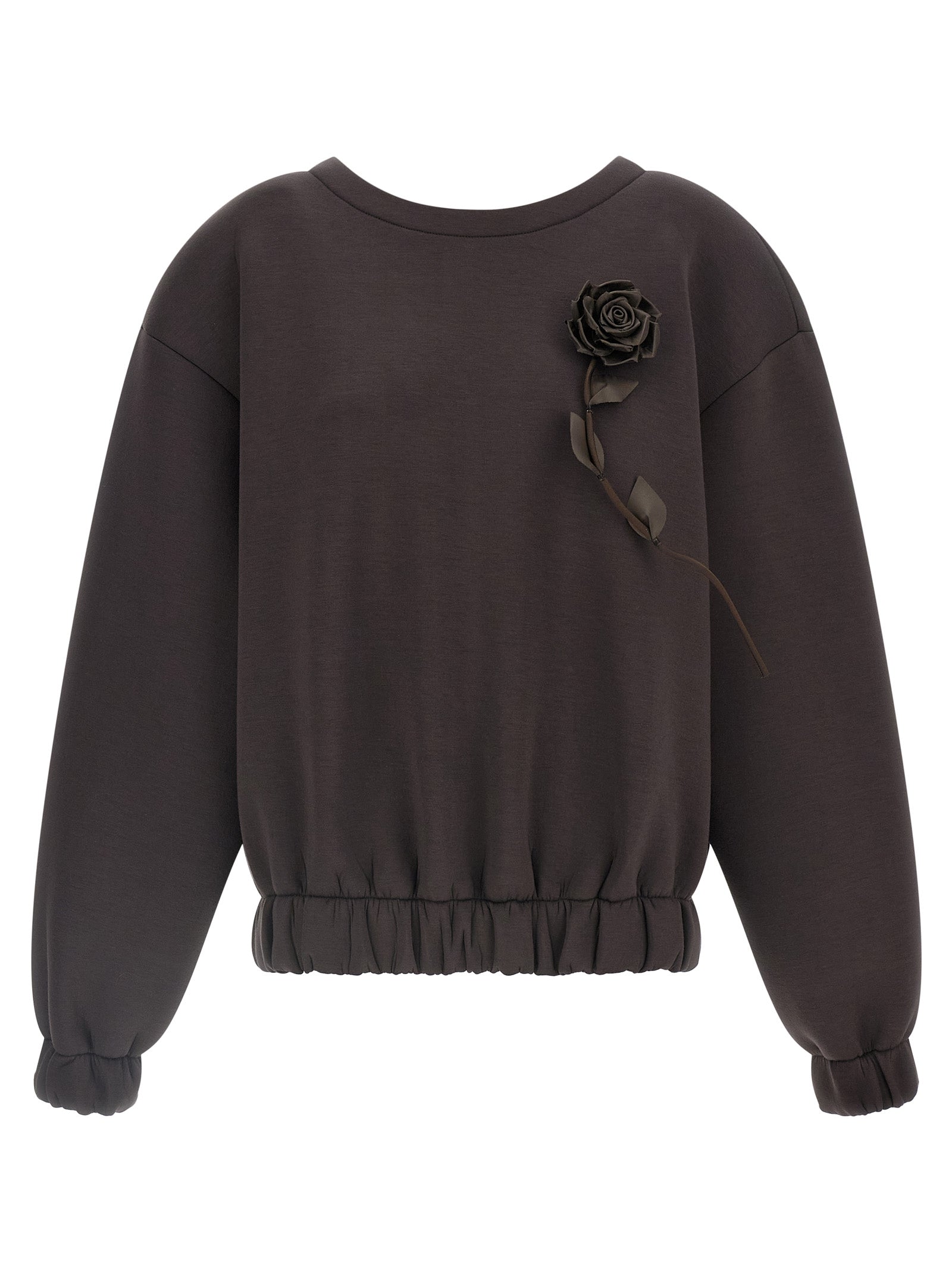 Giuseppe Di Morabito Brown Viscose Women's Sweatshirt