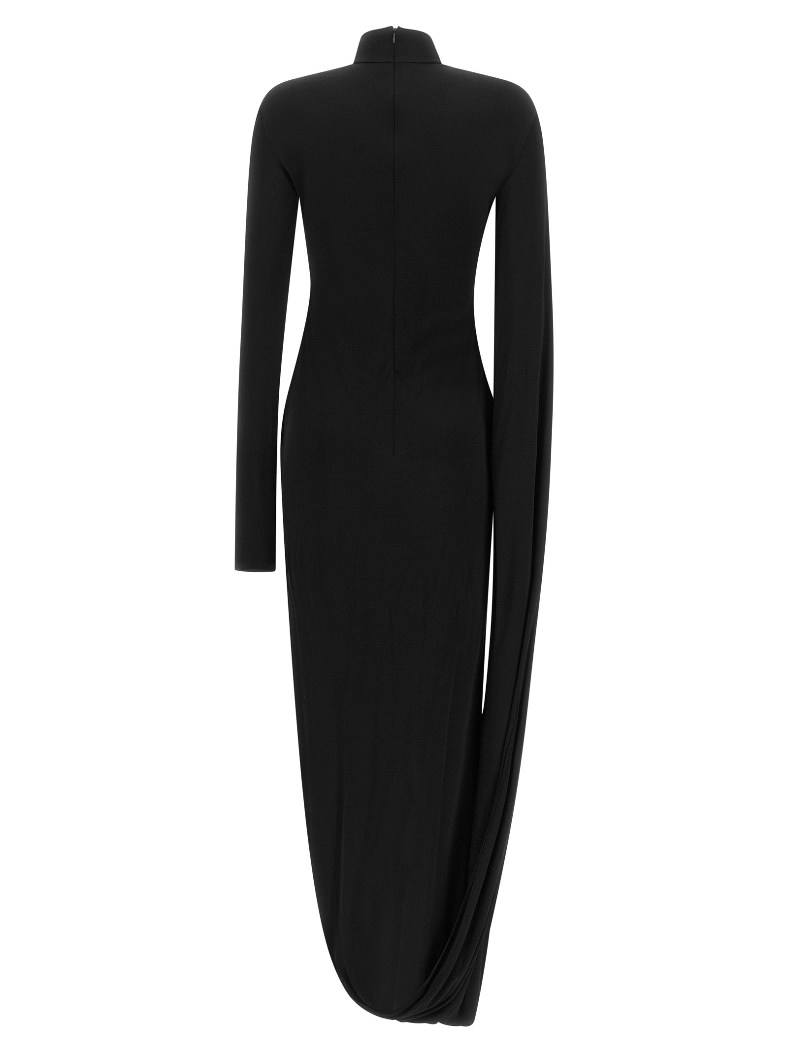 Giuseppe Di Morabito Black Viscose Long Women's Dress
