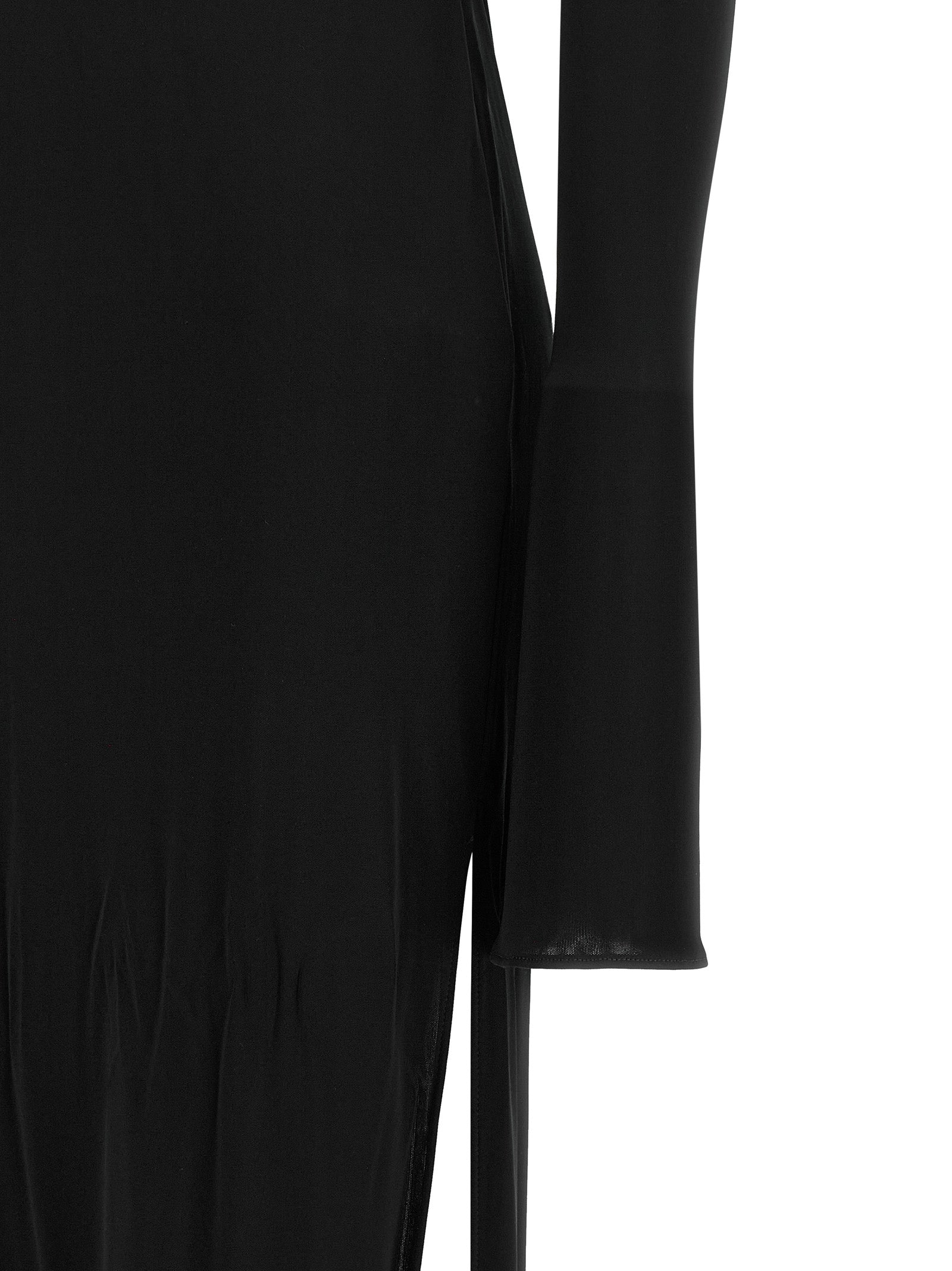Giuseppe Di Morabito Black Viscose Long Women's Dress