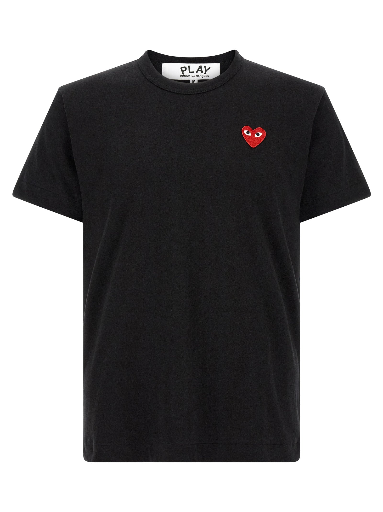 Comme Des Garçons Play Black Cotton Men's T-Shirt
