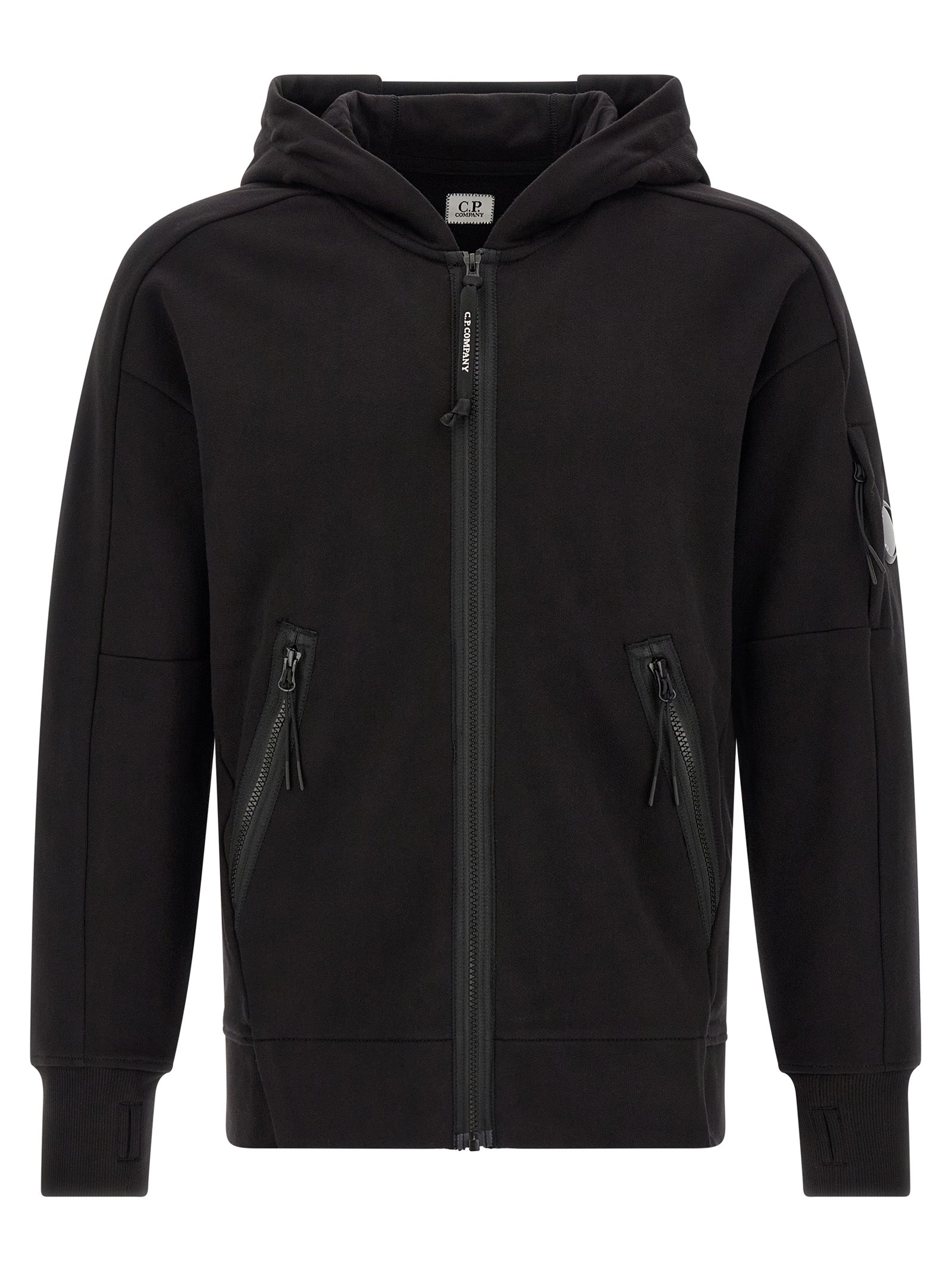C.P. Company Black Cotton Men's Sweatshirt