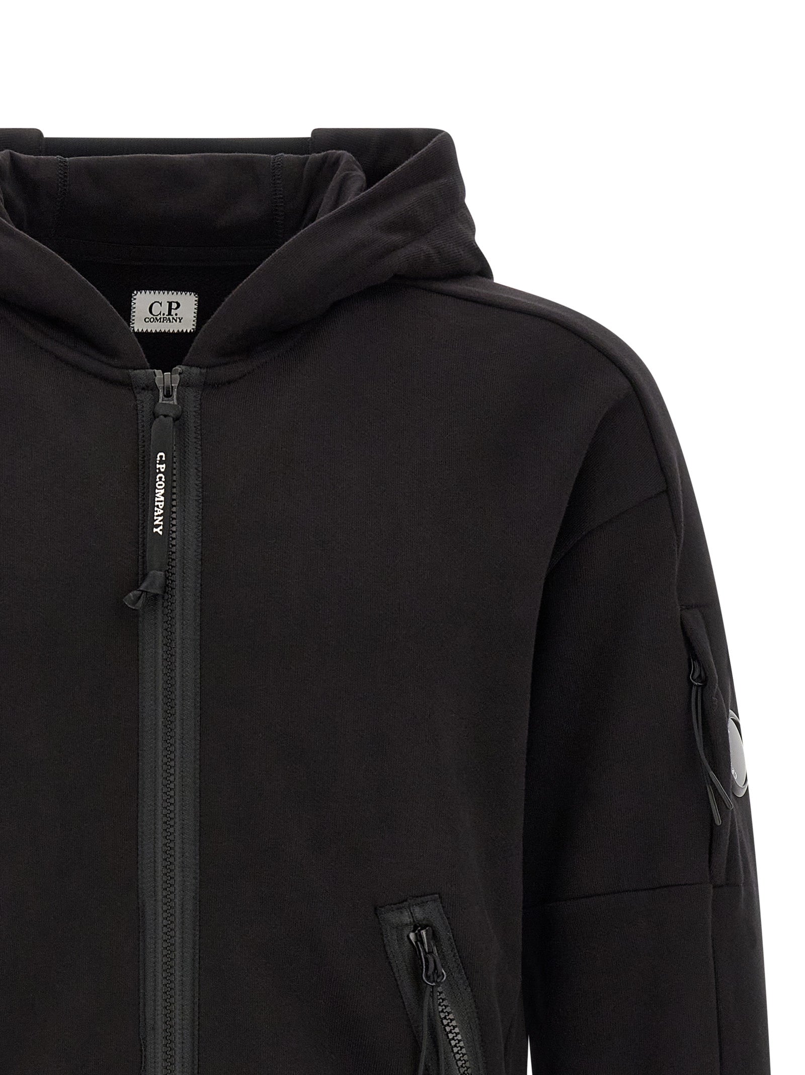 C.P. Company Black Cotton Men's Sweatshirt