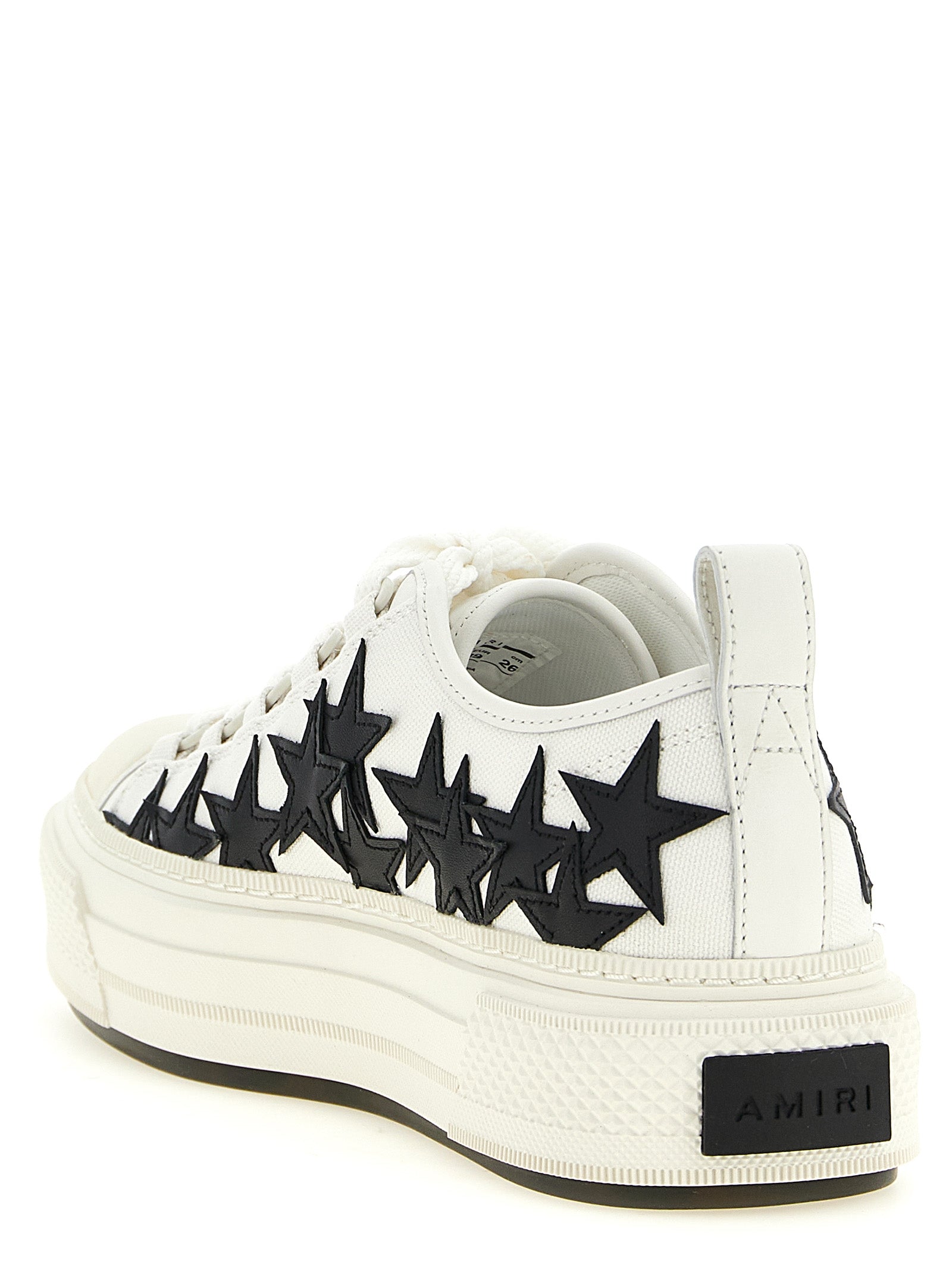 Amiri White Cotton Low Top Women's Sneakers