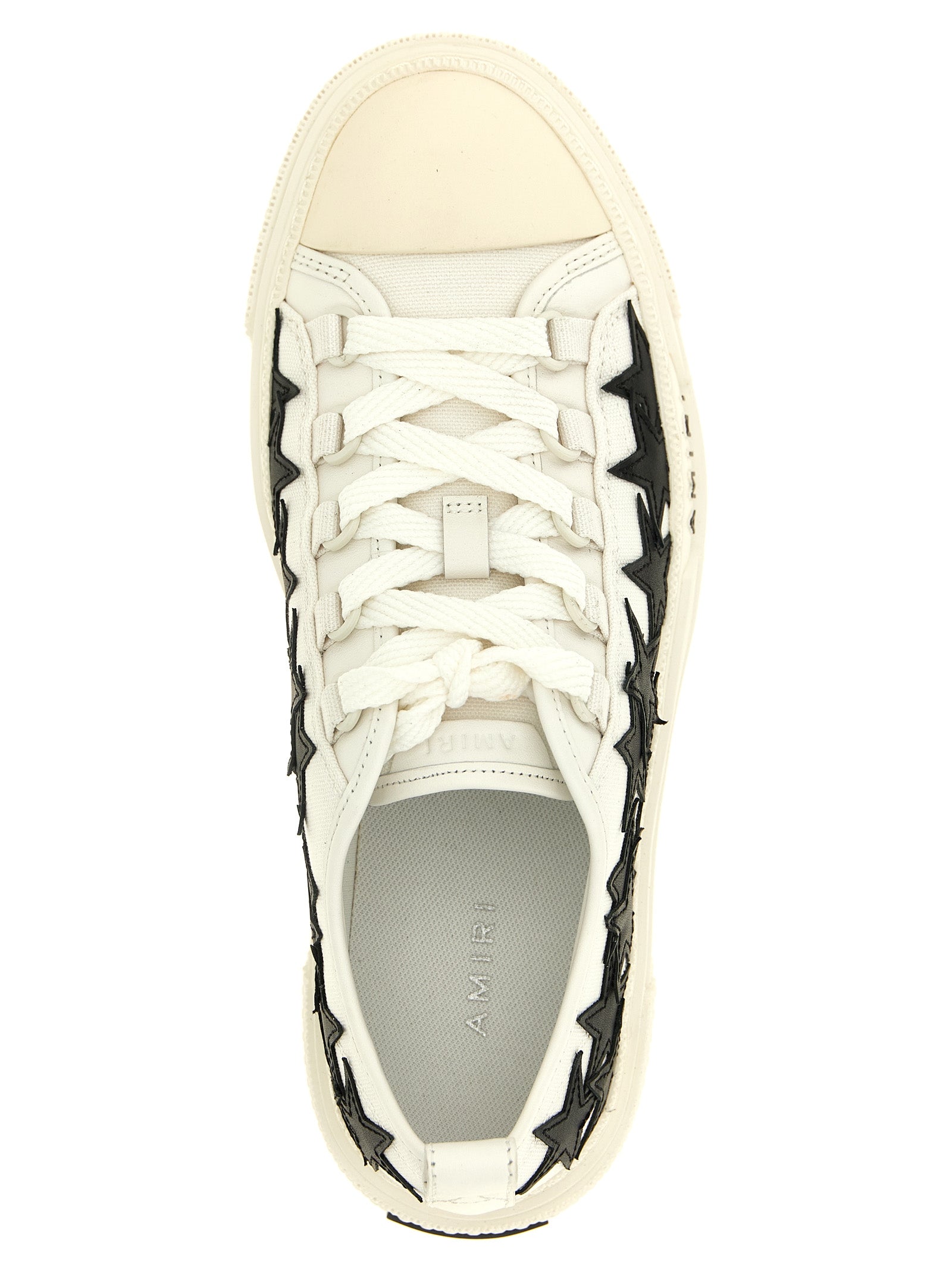 Amiri White Cotton Low Top Women's Sneakers