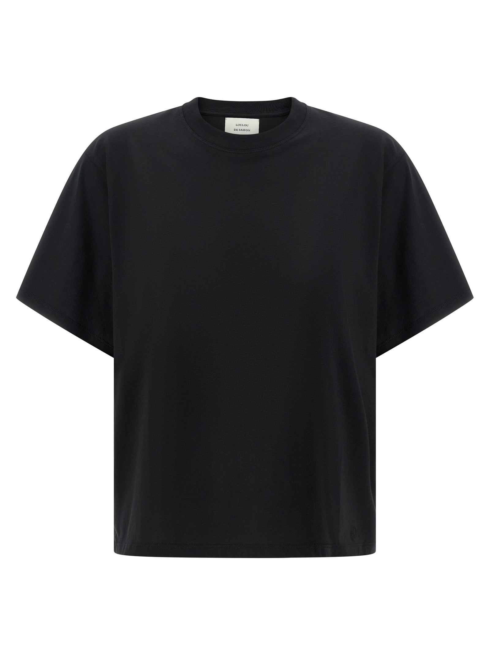 Loulou De Saison Black Cotton Women's T-Shirt