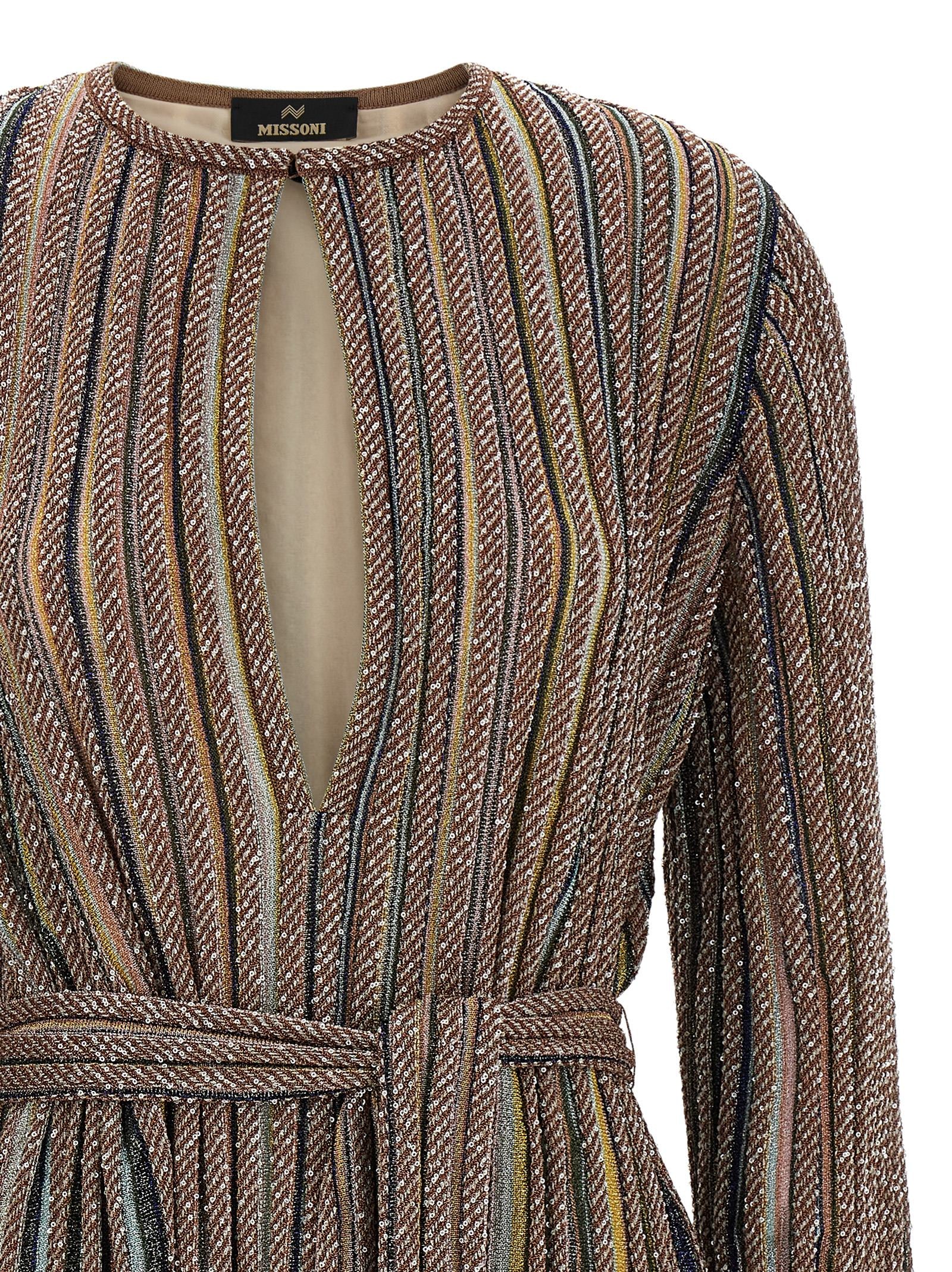 Missoni Multicolor Viscose Short Women's Dress