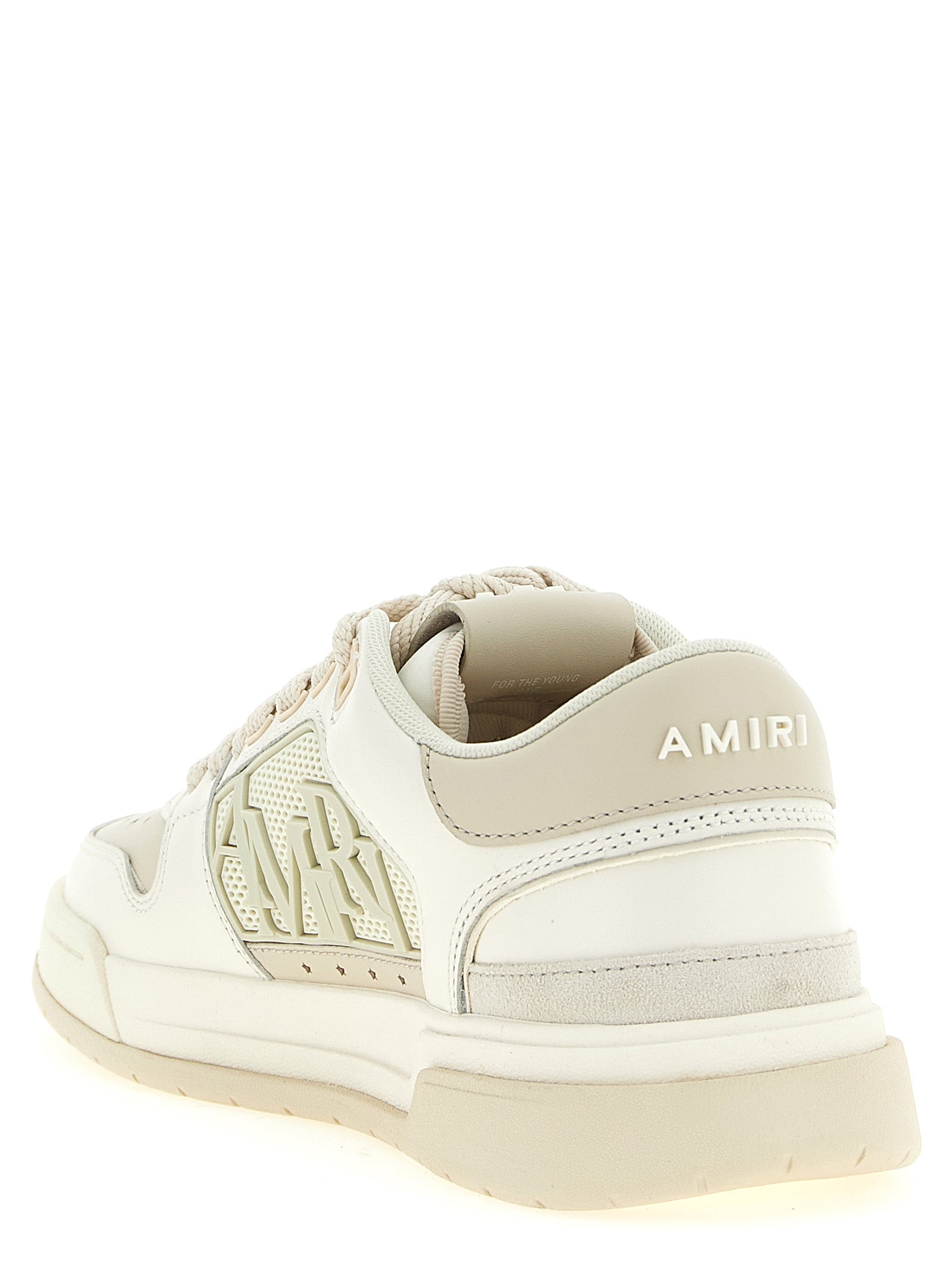 Amiri White Calfskin Low Top Men's Sneakers