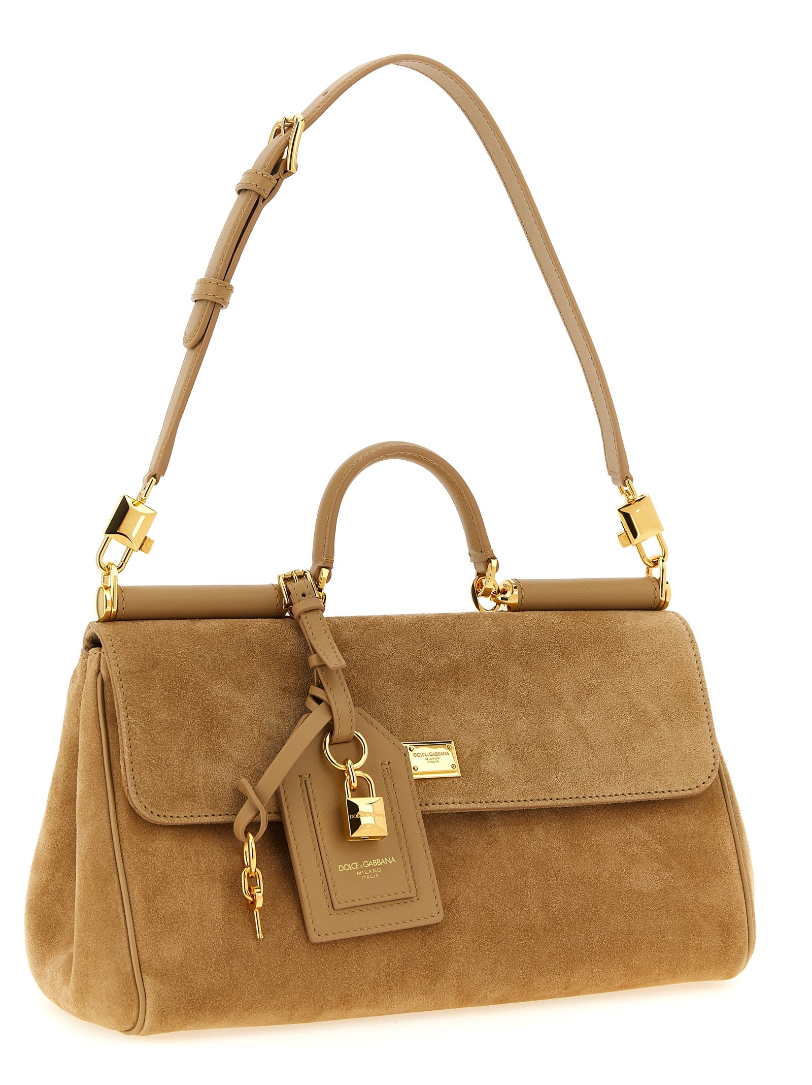 Dolce & Gabbana Beige Calfskin Women's Handbag