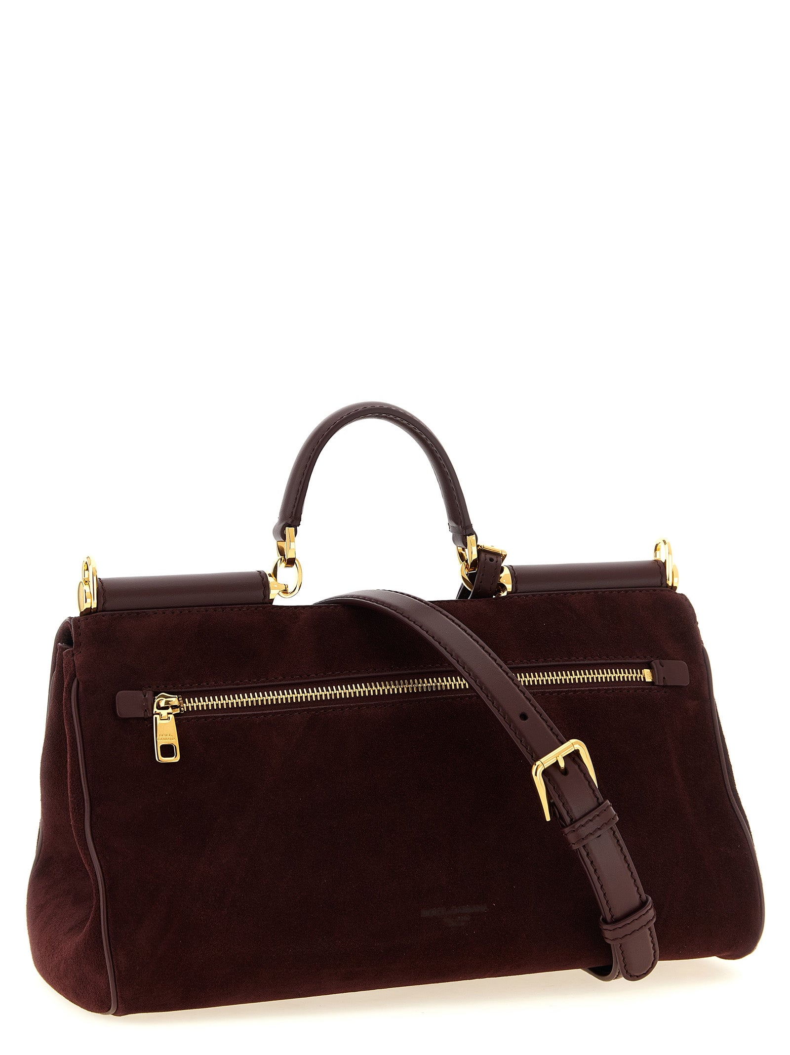 Dolce & Gabbana Bordeaux Calfskin Women's Handbag