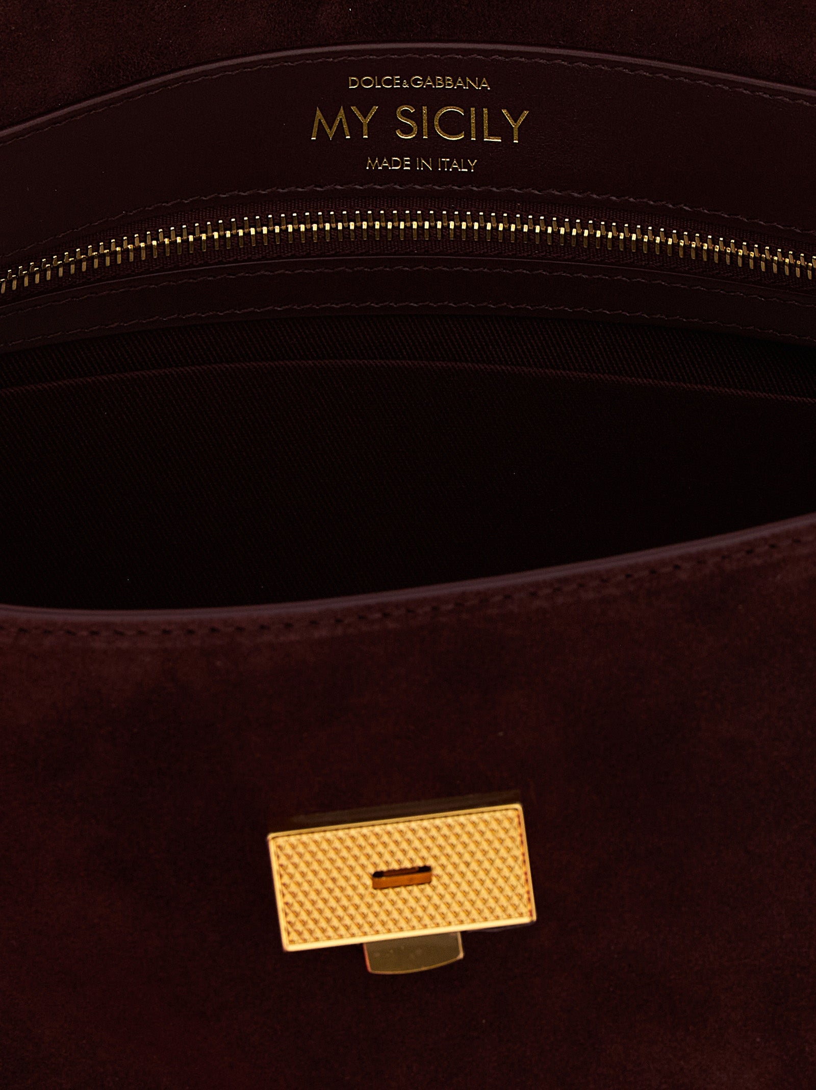 Dolce & Gabbana Bordeaux Calfskin Women's Handbag