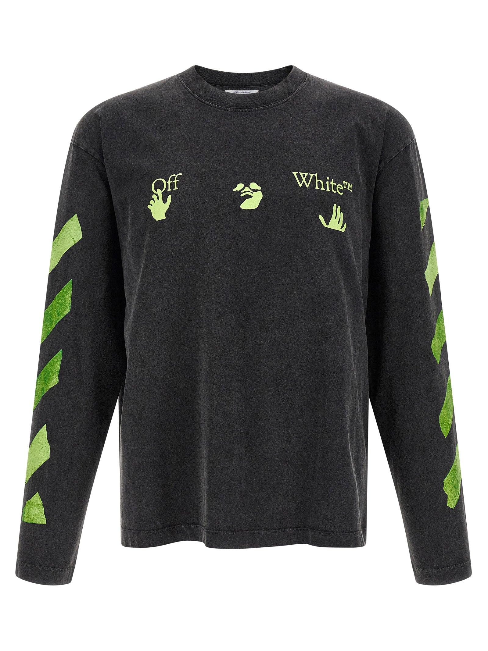 Off-White Black Cotton Men's T-Shirt