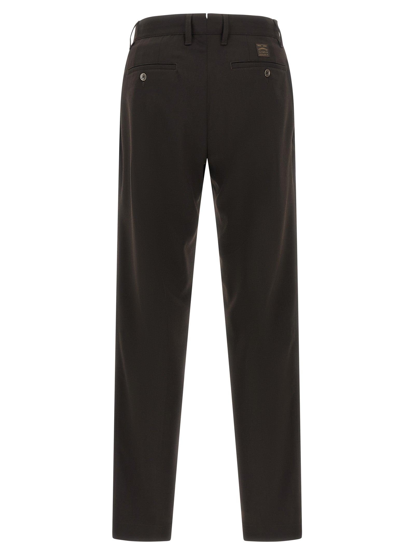 Incotex Brown Polyester Dress Men's Pants