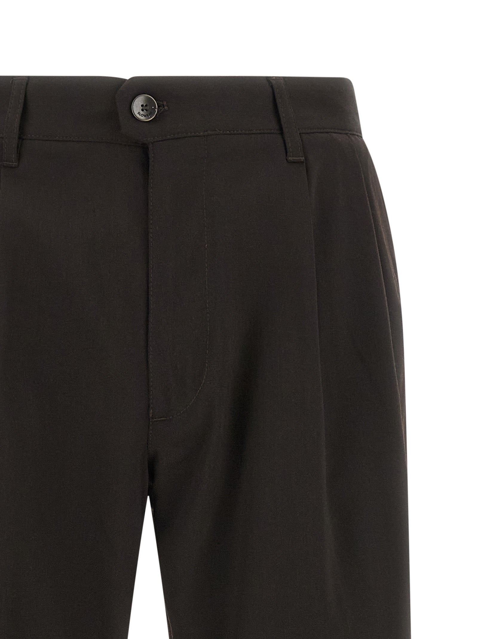 Incotex Brown Polyester Dress Men's Pants